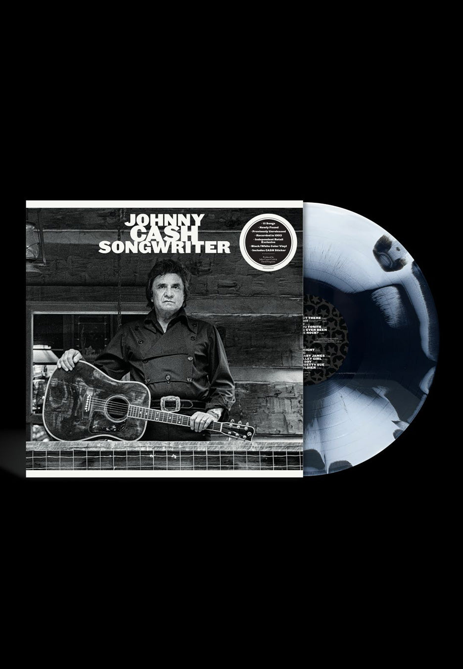 Johnny Cash - Songwriter Ltd. Black/White - Colored Vinyl Cheap Websites