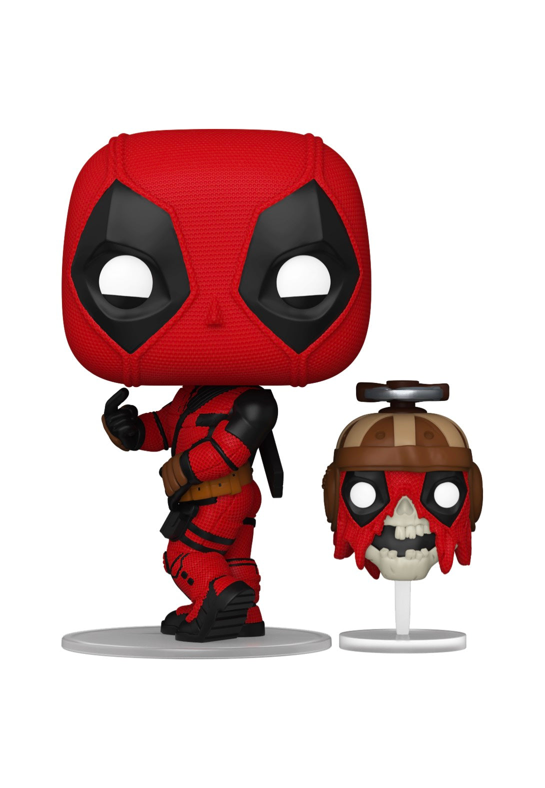 Deadpool - Deadpool 3: Deadpool w/ Headpool POP! Bobble Head - Funko Pop Lowest Pice Cheap Pice