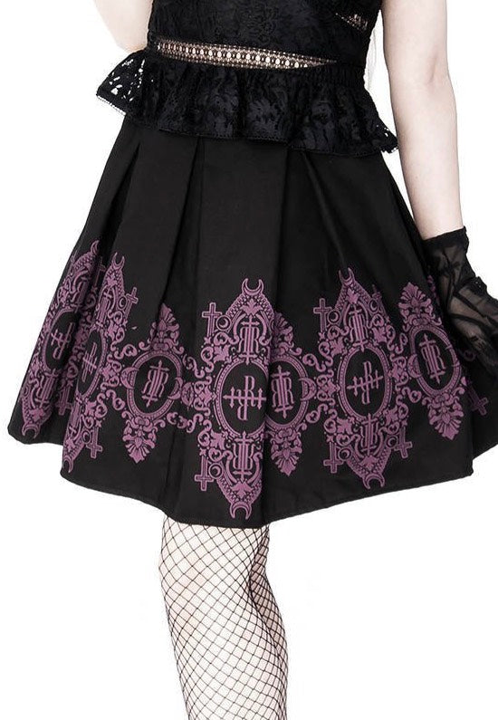 Restyle - Baroque Monogram Purple - Skirt Buy Cheap From China