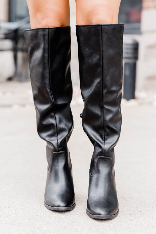 Kinsley Black Tall Boot FINAL SALE Cheap In China