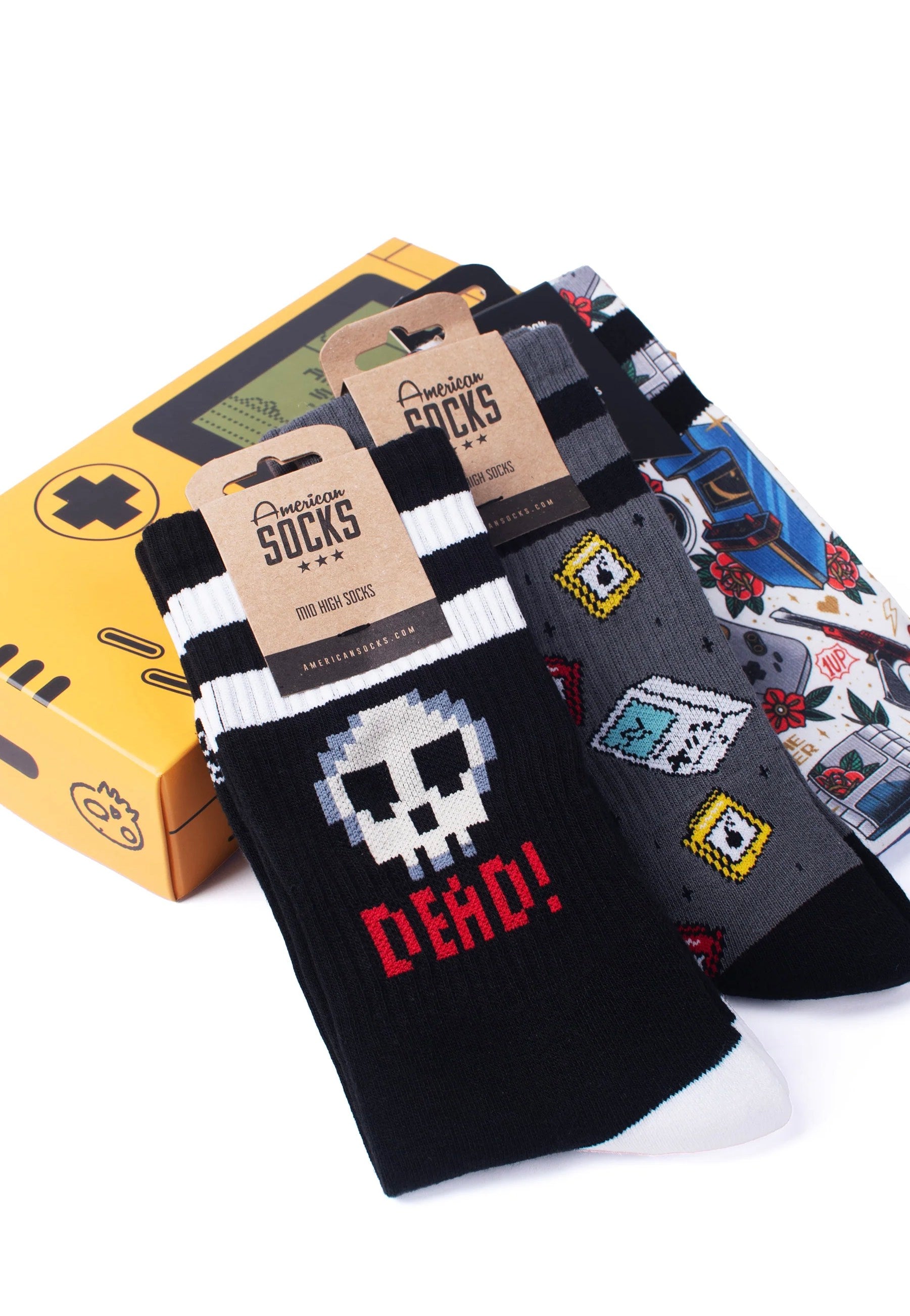 American Socks - Gamer Box Yellow - Giftbox Buy Cheap For Nice