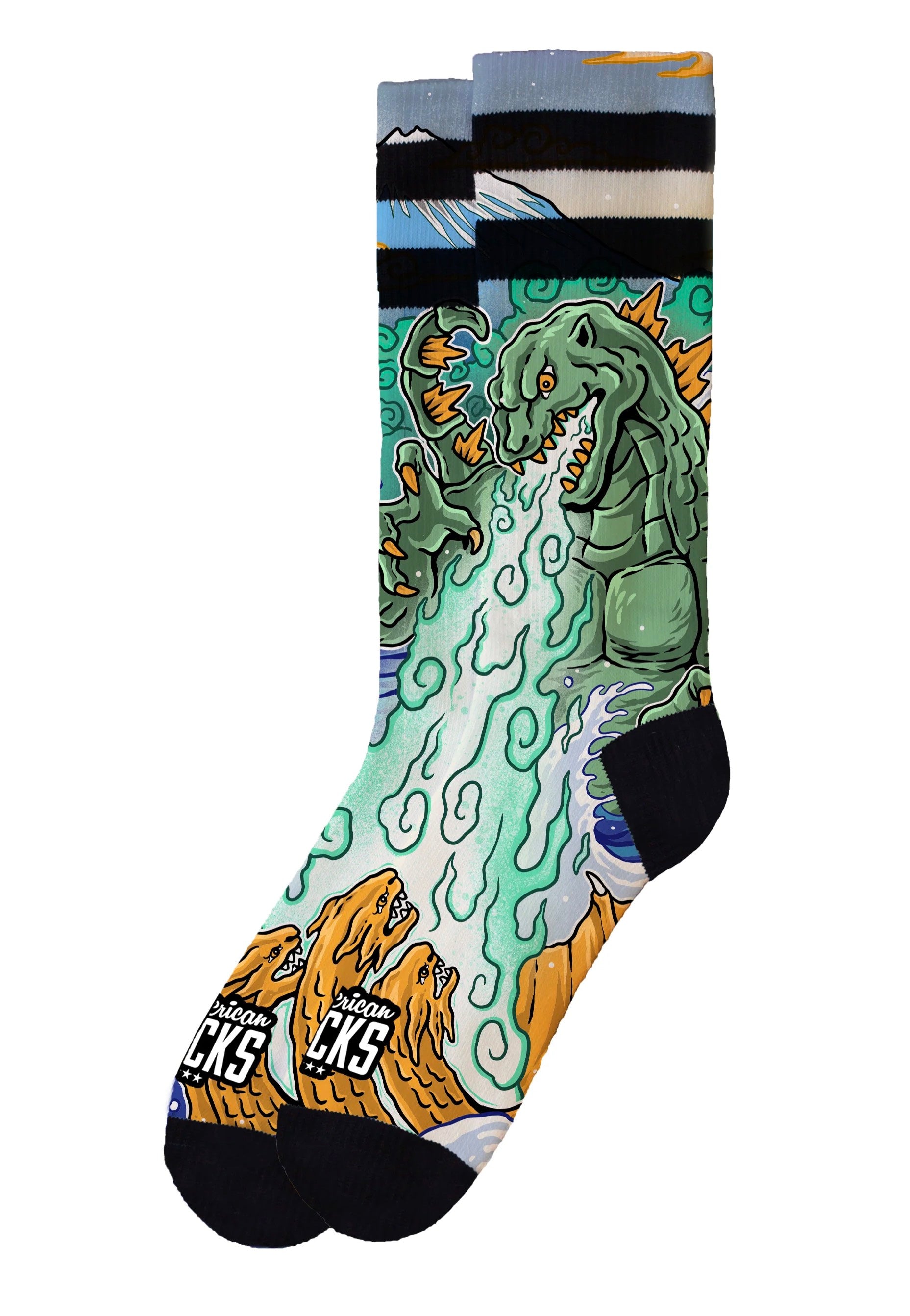 American Socks - Kaiju King Mid High - Socks Cheap Sale Best Store To Get