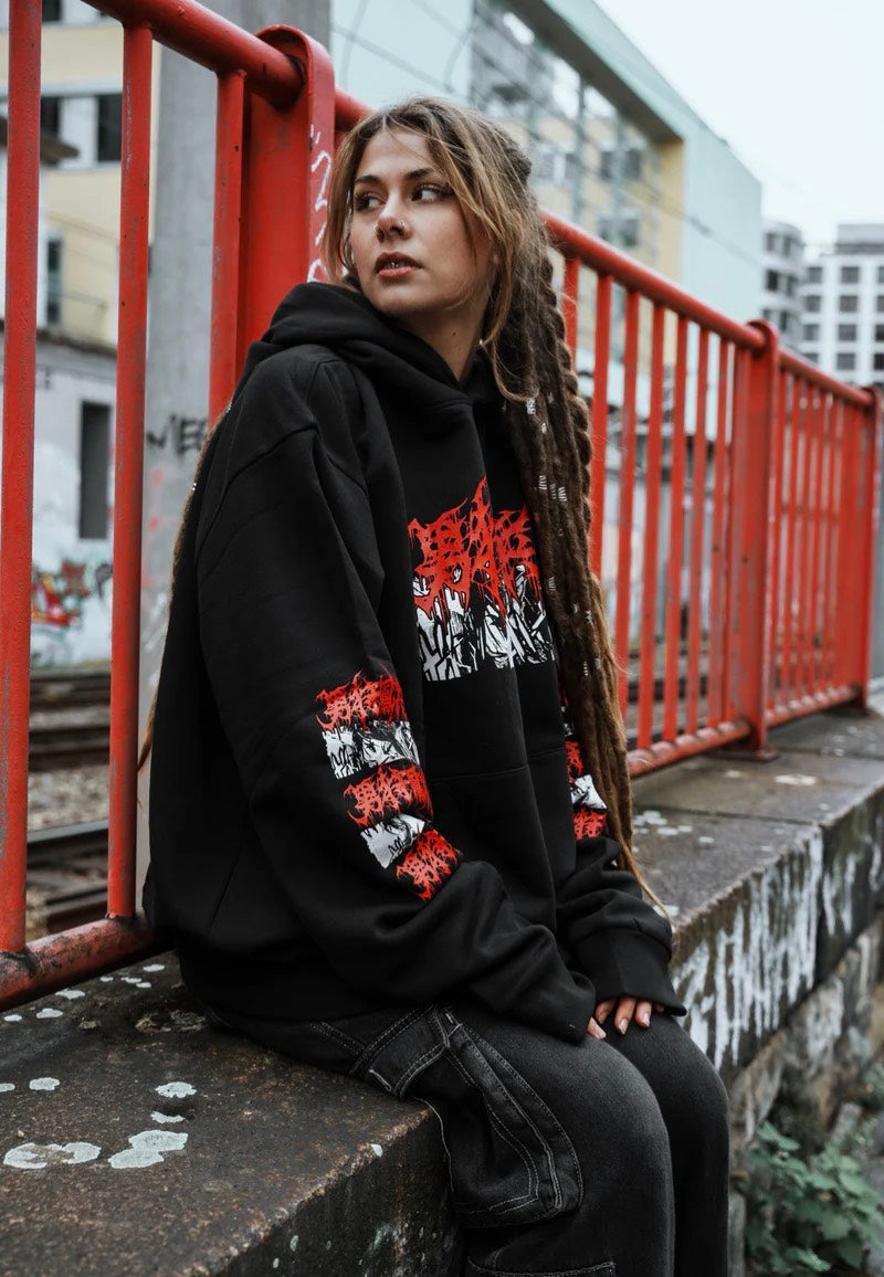 Stay Cold Apparel - Samurai Demon Oversized - Hoodie Geniue Stockist Cheap Online