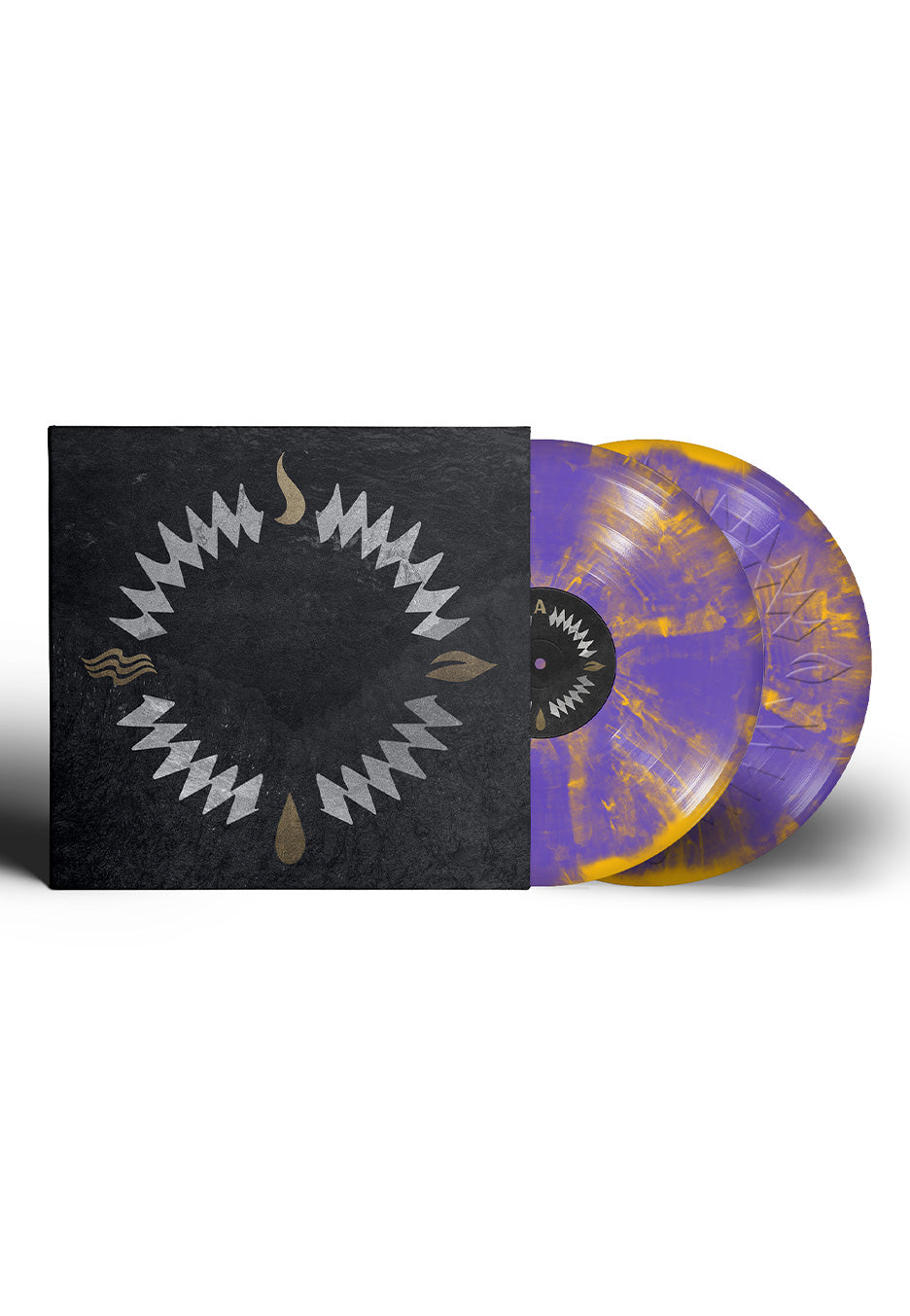 Our Hollow Our Home - Burn In The Flood (Deluxe) Purple & Yellow - Marbled 2 Vinyl Cheap Pice For Sale