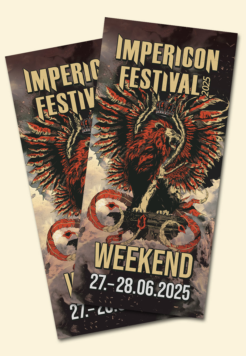 Impericon Festival Leipzig - 27/28.06.2025 20 Years Impericon 3. Preisstufe - Weekend Ticket Free Shipping Finishline