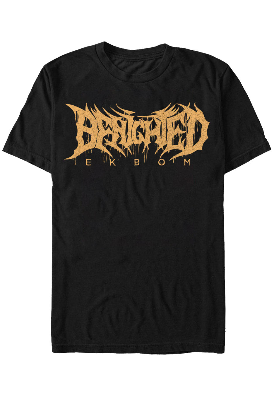 Benighted - Golden Logo - T-Shirt Enjoy Online