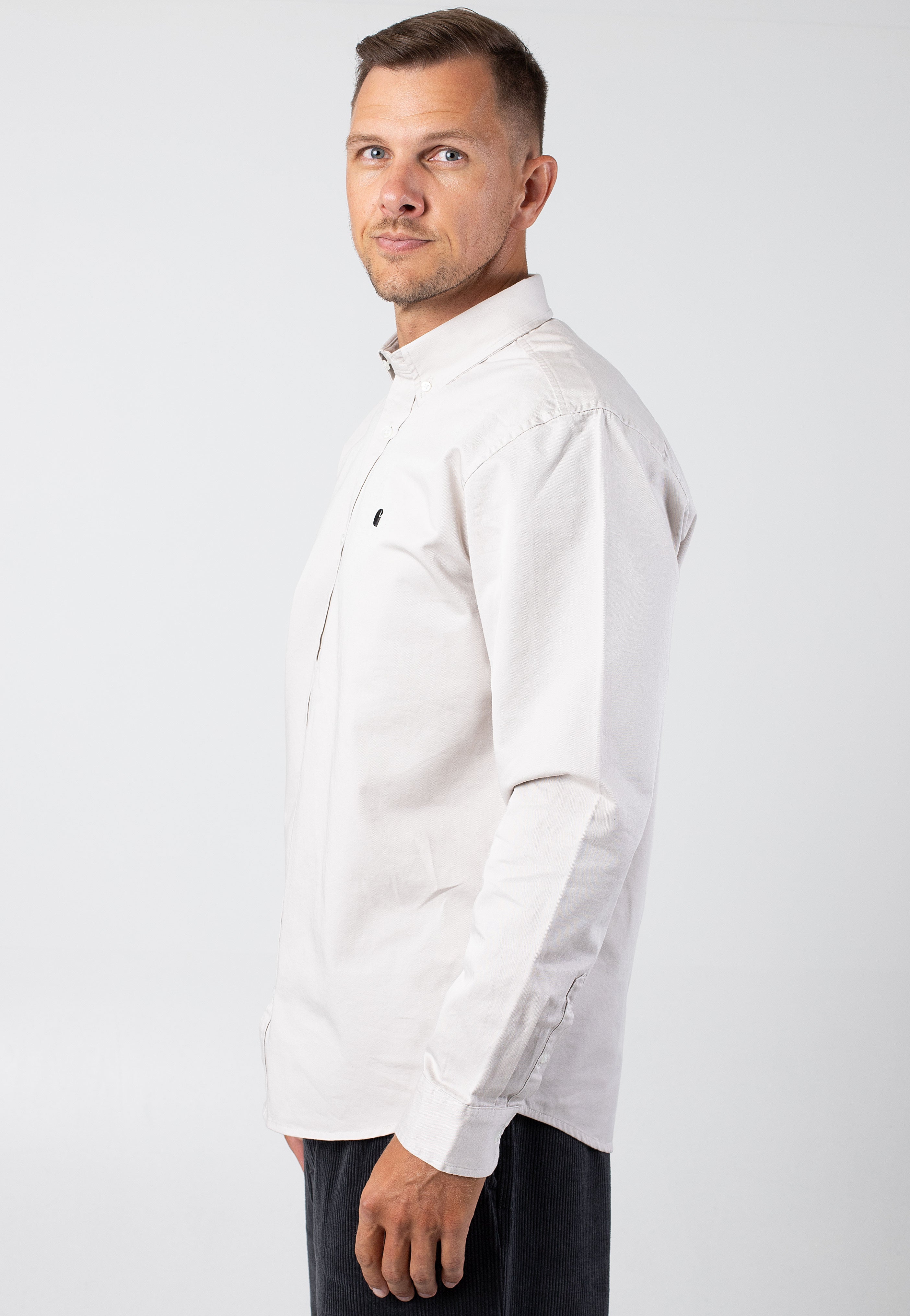 Carhartt WIP - Madison Moonbeam/Black - Shirt Outlet Online