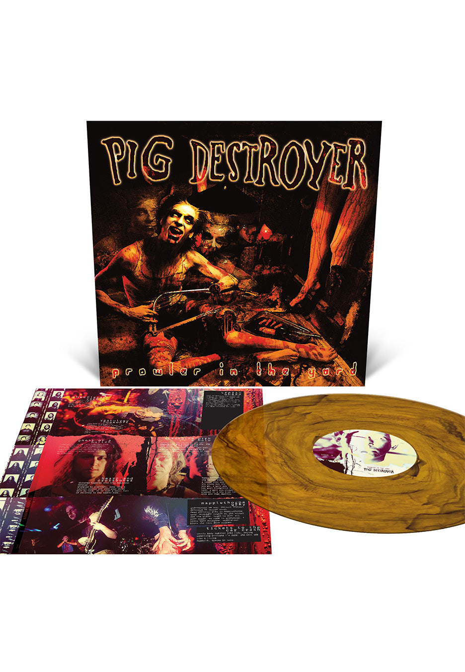 Pig Destroyer - Prowler In The Yard Orange/Black Smoke - Colored Vinyl Sale Clearance