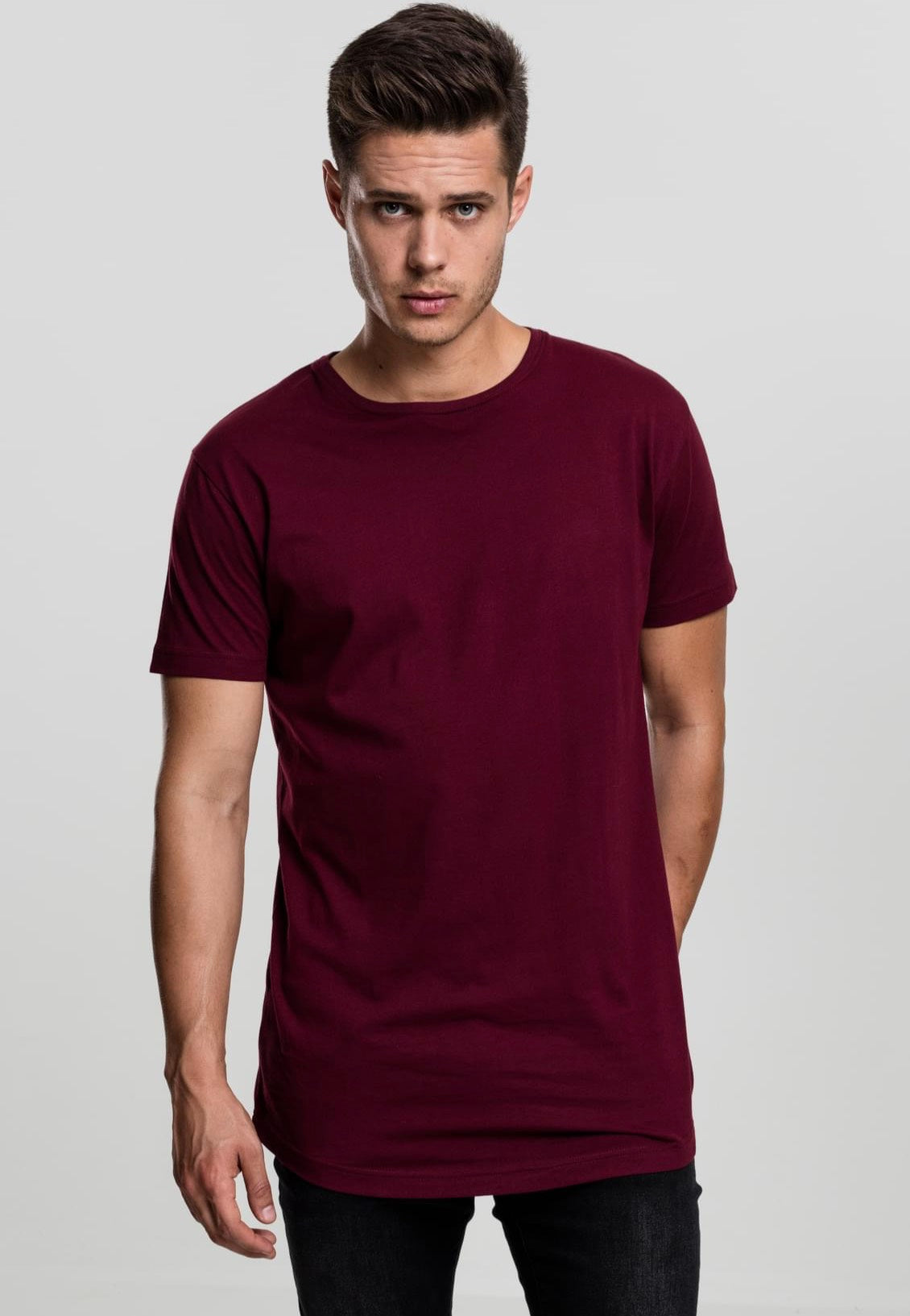 Urban Classics - Shaped Long Port - T-Shirt With Mastercard