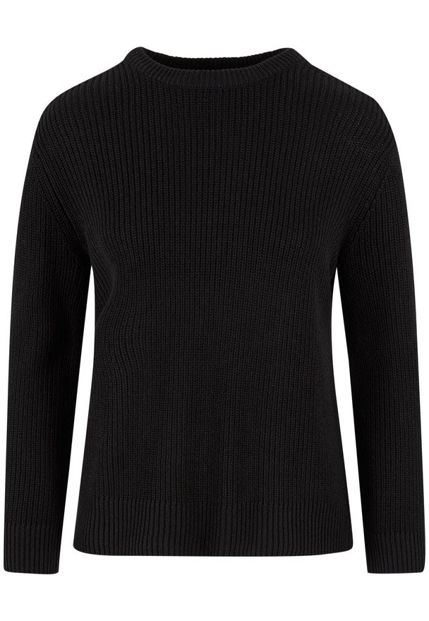 Urban Classics - Ladies Rib Knit Black - Pullover Pick A Best