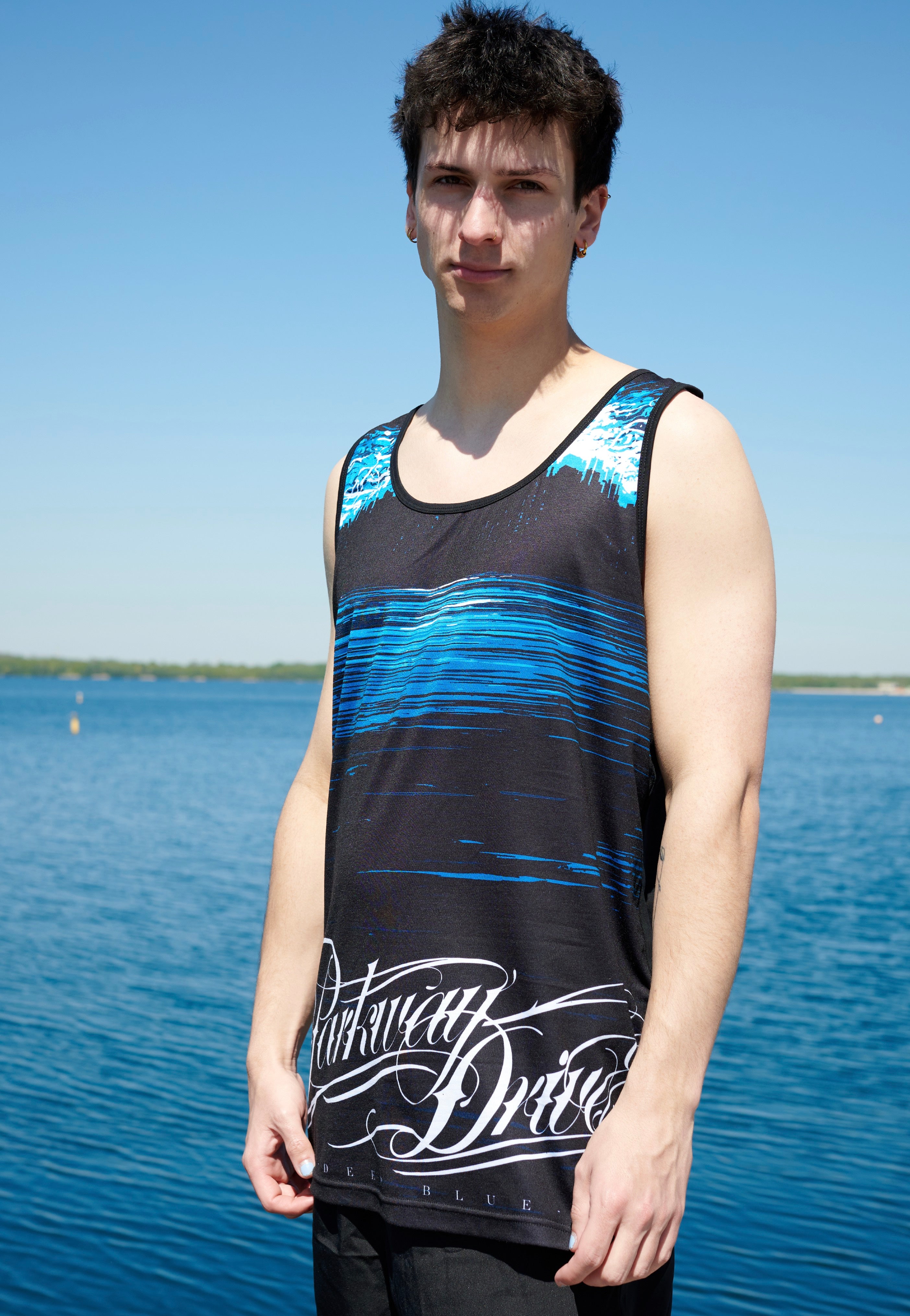 Parkway Drive - Deep Blue Allover - Tank Comfortable