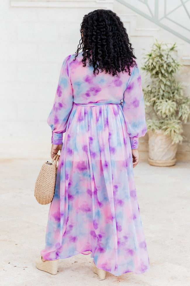 My Dearest Darling Watercolor Maxi Dress FINAL SALE New Online