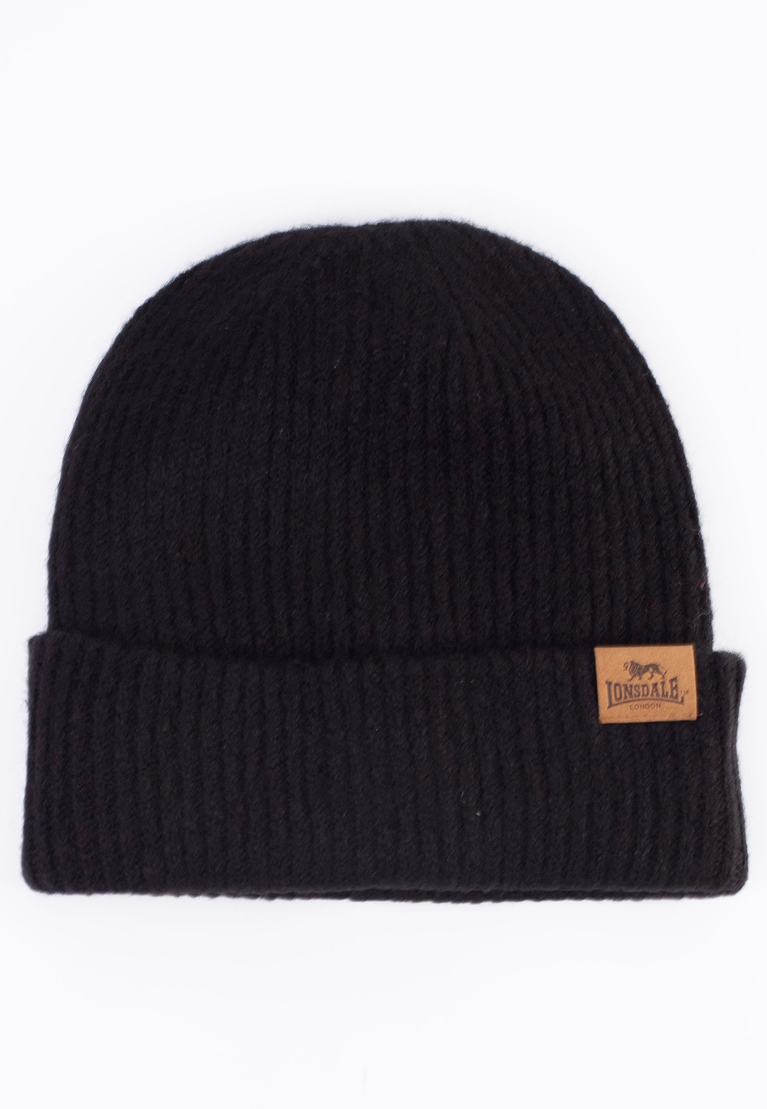 Lonsdale - Bridport Black - Beanie Discount For Nice