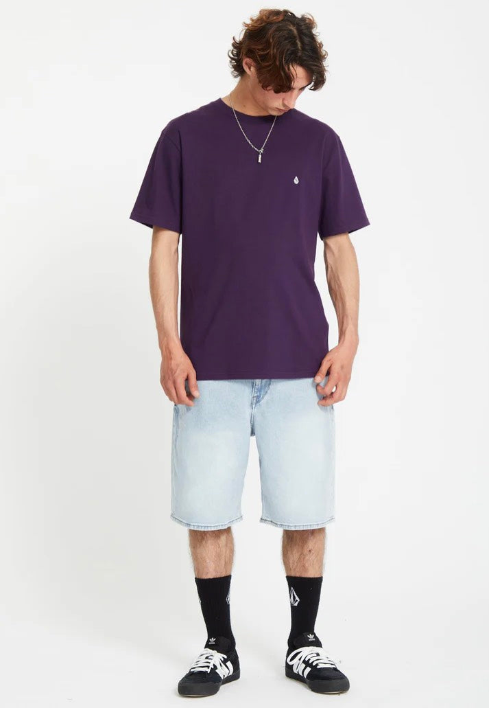 Volcom - Stone Blanks Basic Grape Royale - T-Shirt Outlet Sale Online