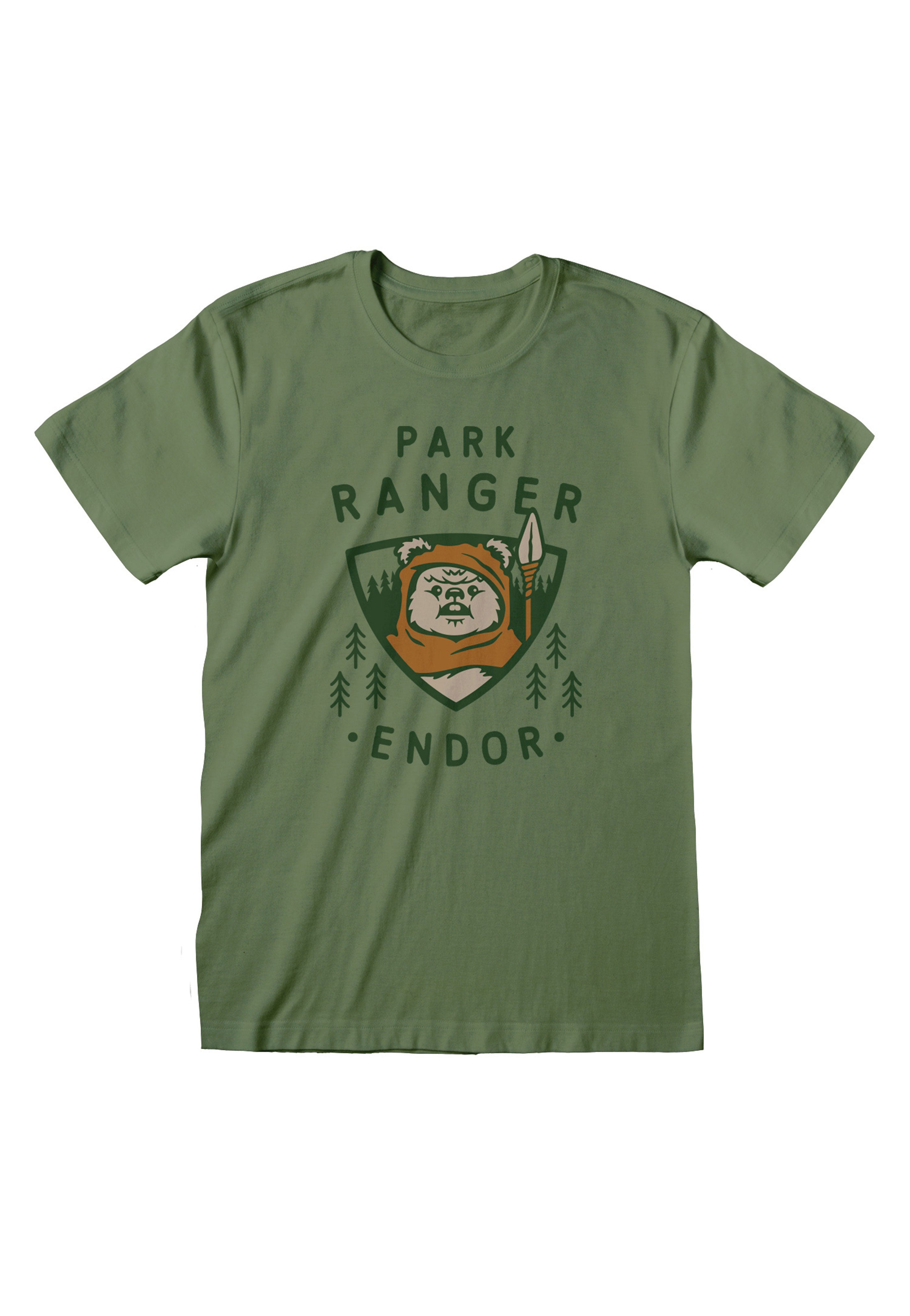 Star Wars - Endor Park Ranger Olive - T-Shirt 2025 Cheap Pice