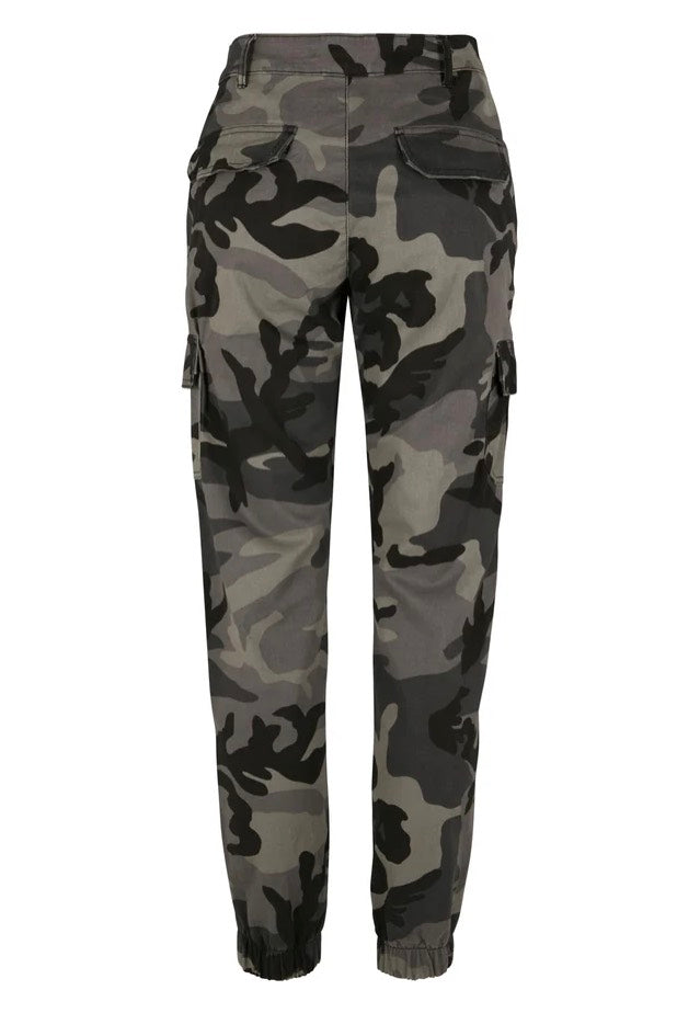 Urban Classics - Ladies High Waist Darkcamo/Black - Pants Sale Good Selling