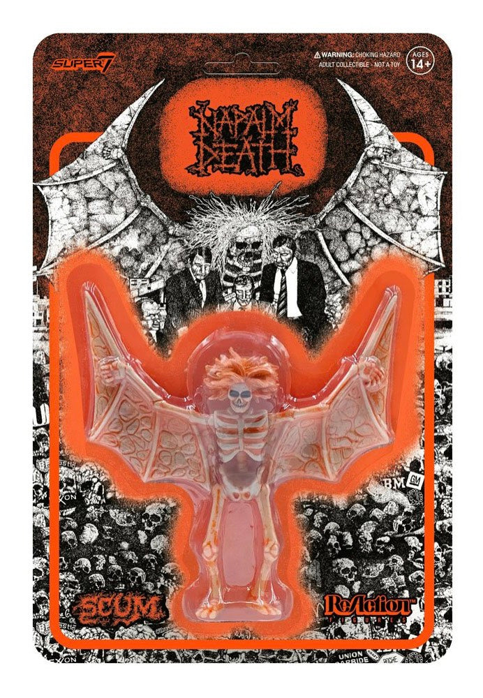 Napalm Death - Scum Demon (Orange) ReAction - Figure Free Shipping Tumblr