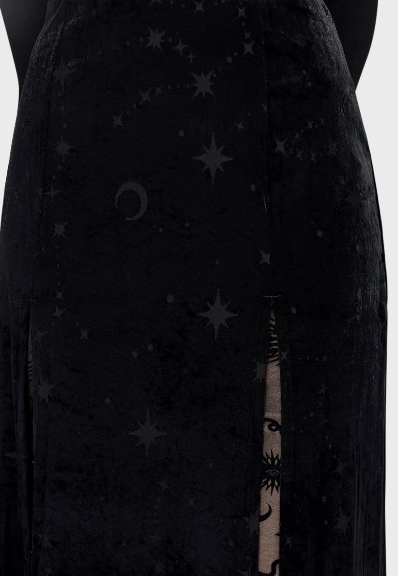 Killstar - Coma Star Maxi Black - Skirt Buy Cheap Great Deals