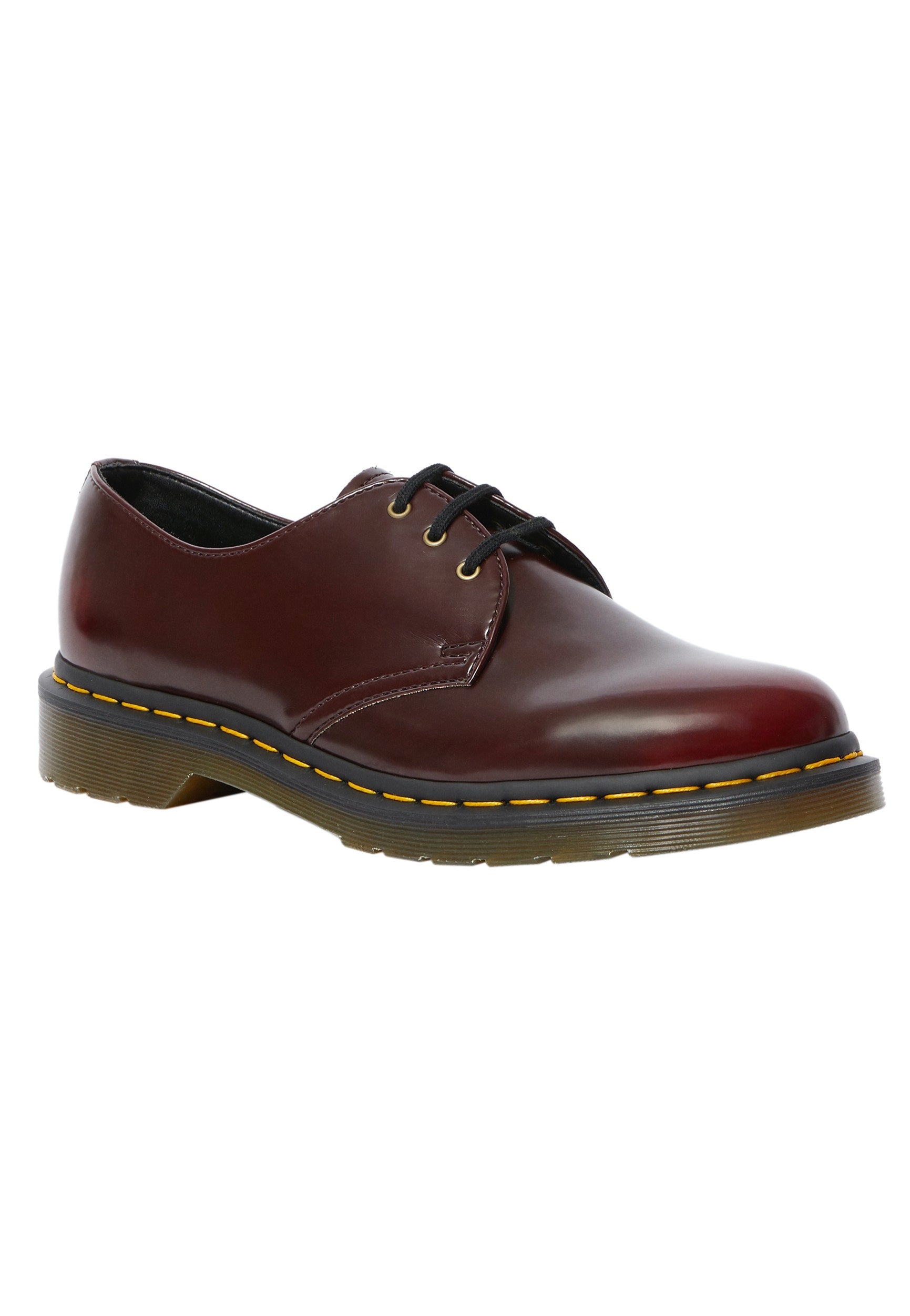 Dr. Martens - Vegan 1461 Cherry Red Oxford Rub Off - Shoes Clearance Clearance Store