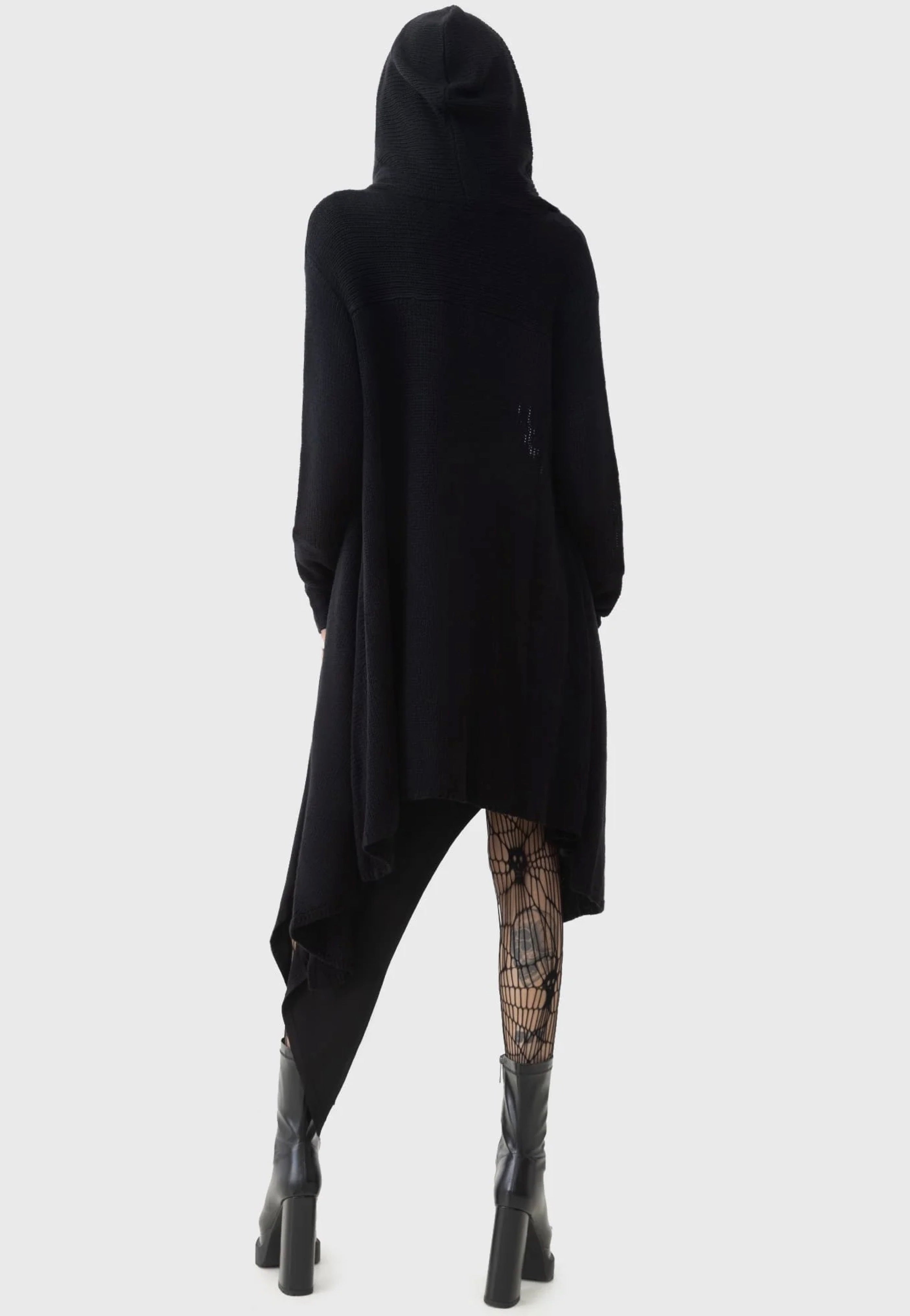 Killstar x Kihilist - Last Quarter Hooded Black - Cardigan Cheap Sale Manchester Great Sale