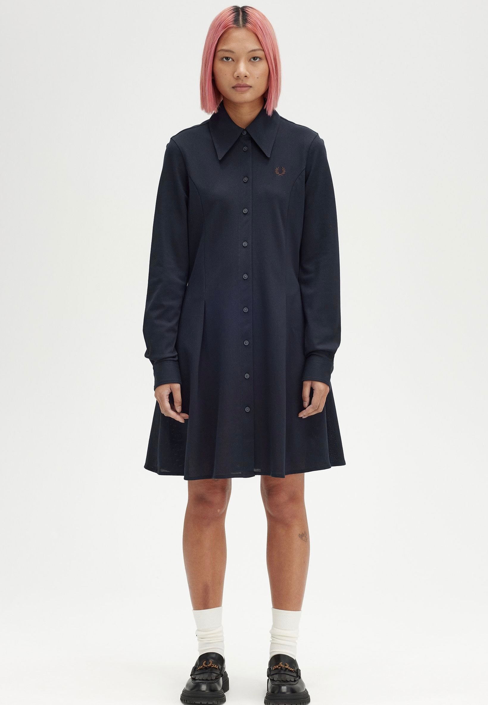 Fred Perry - Woven Mesh Navy - Dress Discount Low Shipping Fee