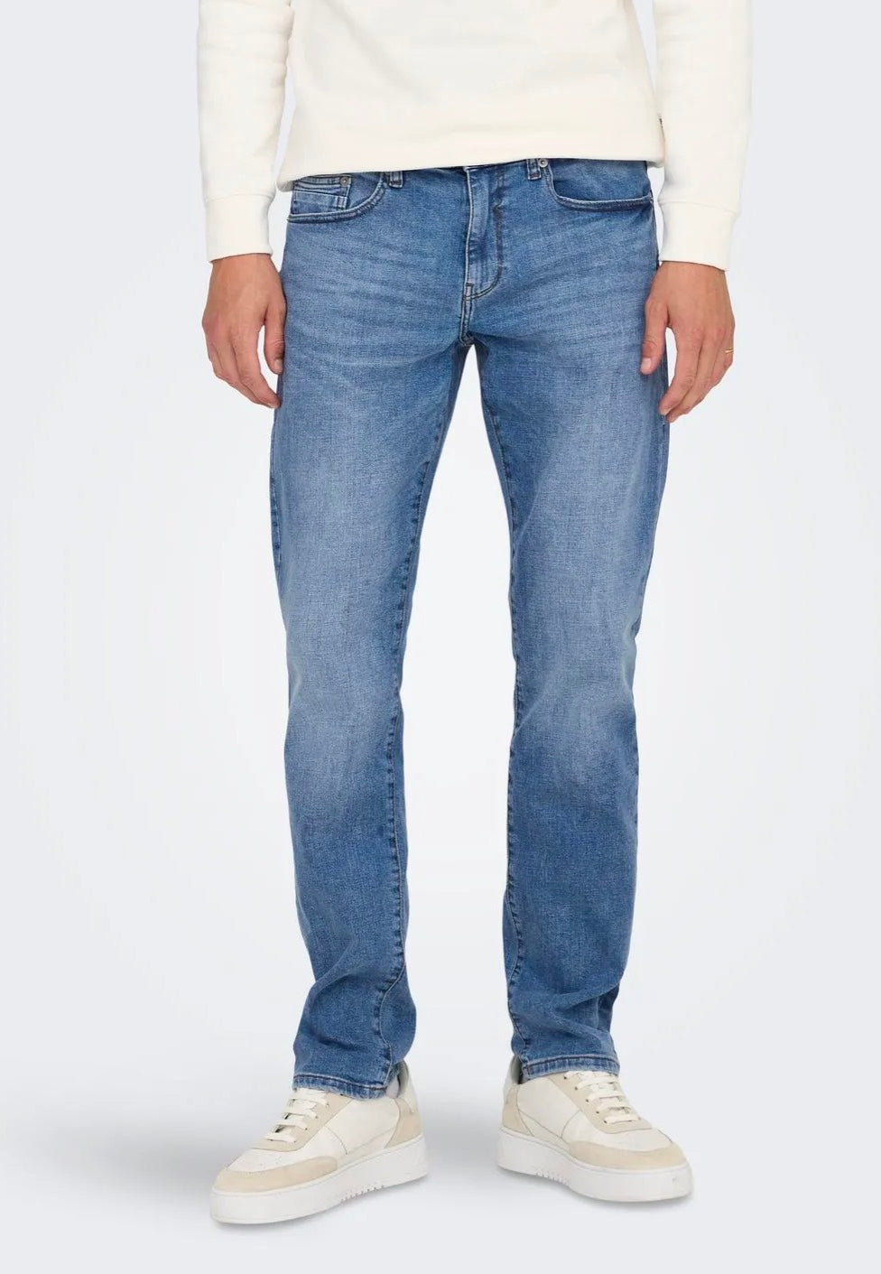 Only & Sons - Weft Reg Jax Medium Blue Denim - Jeans Sast Online