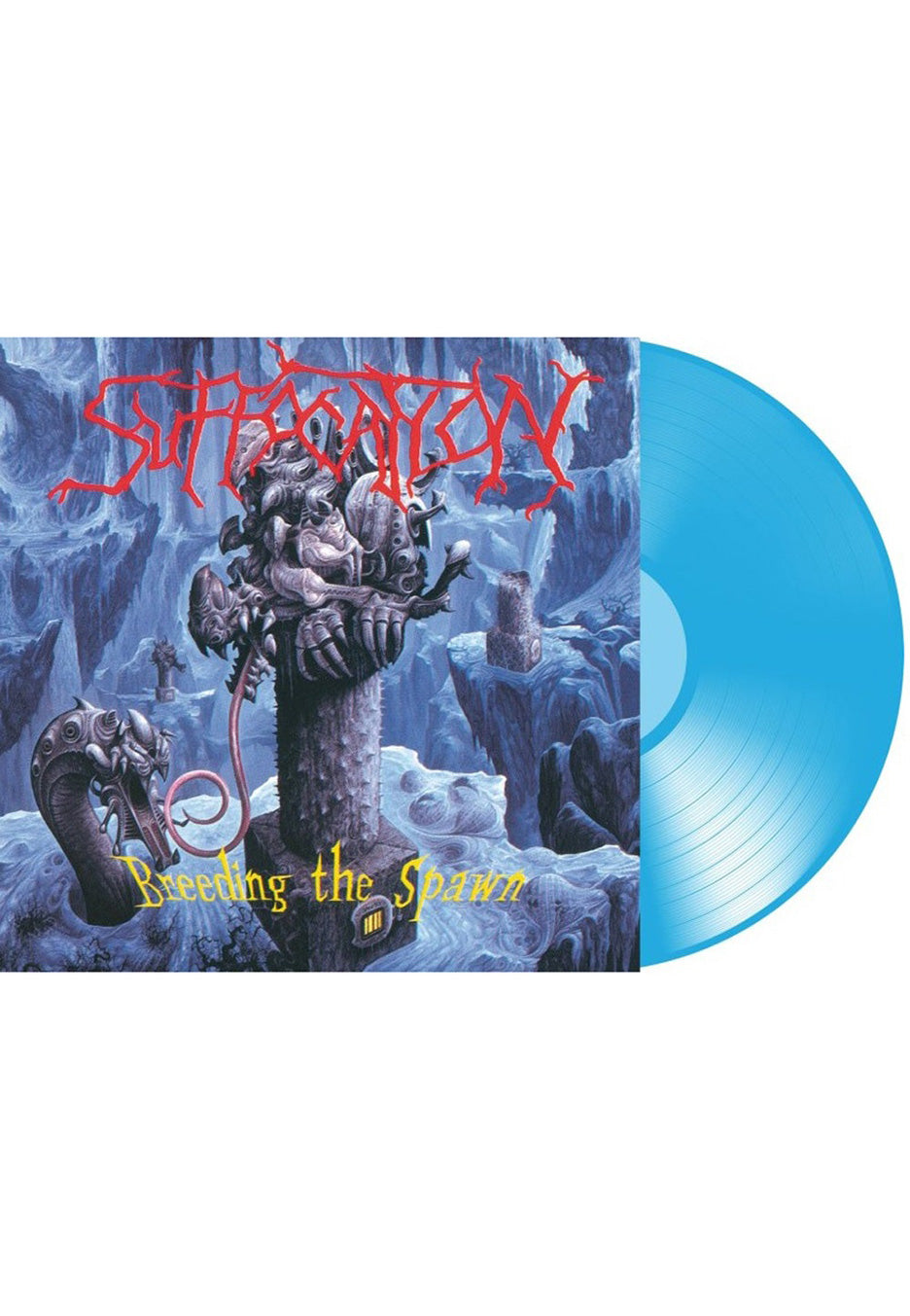 Suffocation - Breeding The Spawn Transparent Blue - Colored Vinyl Free Shipping Browse