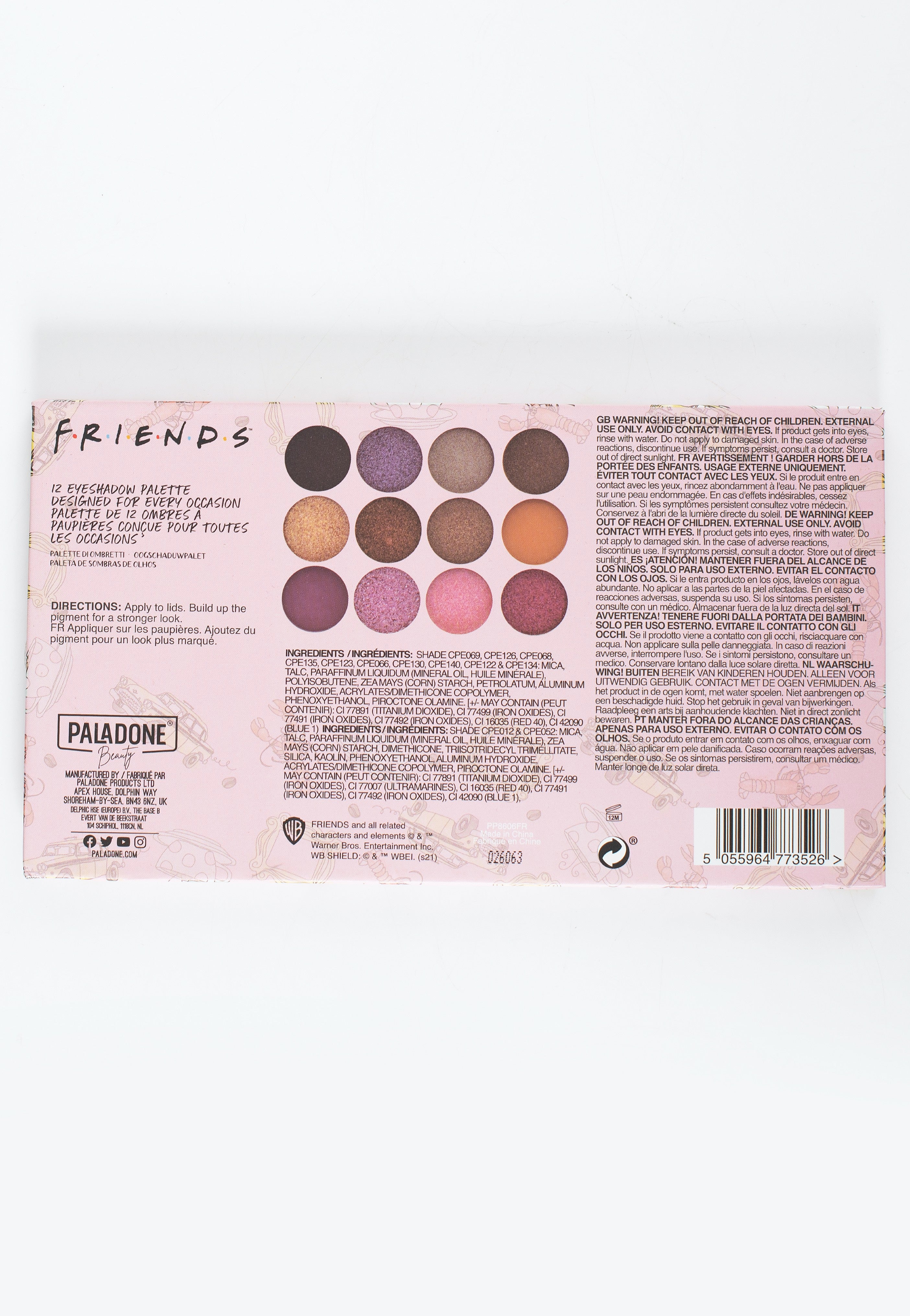 Friends - Friends Eye Shadow Palette - Eyeshadow Best Wholesale Online