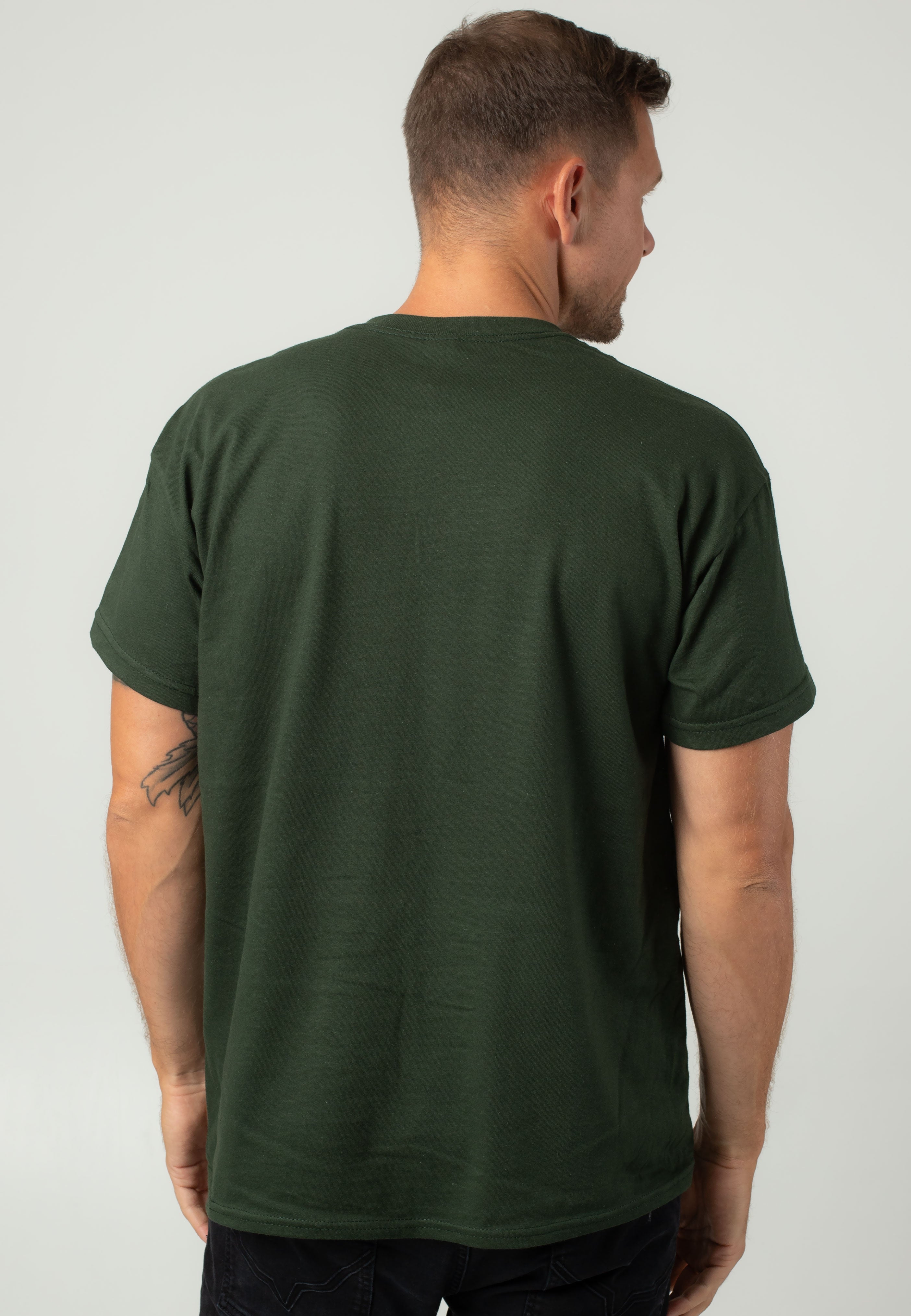 Landmvrks - Outline Grunge Forest Green - T-Shirt Buy Cheap Factory Outlet