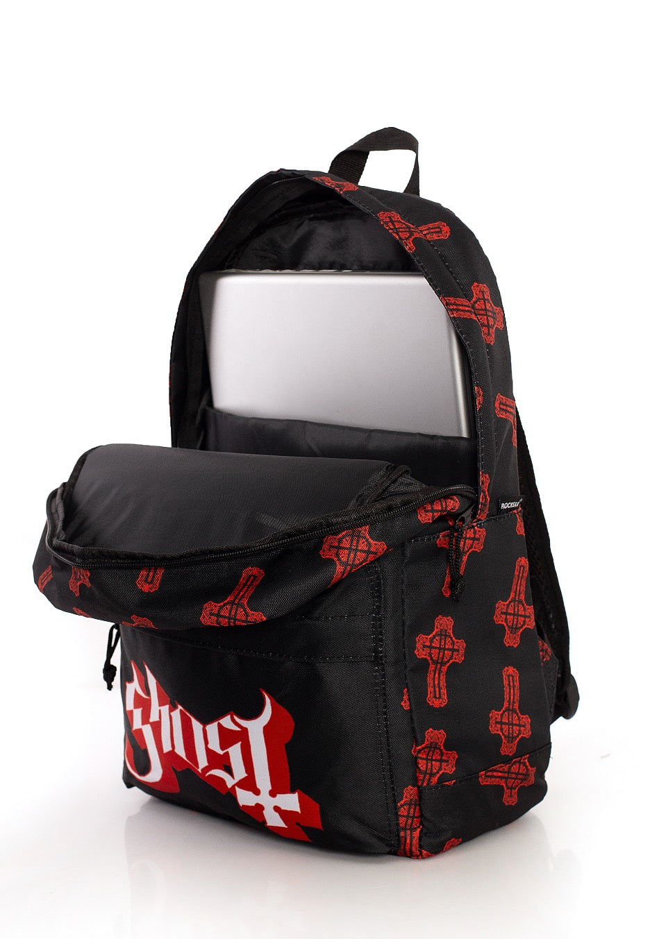 Ghost - Crucifix Red - Backpack Outlet View