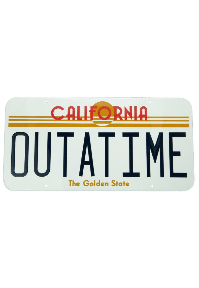 Back To The Future - OUTATIME - Metal Plate Clearance 2025