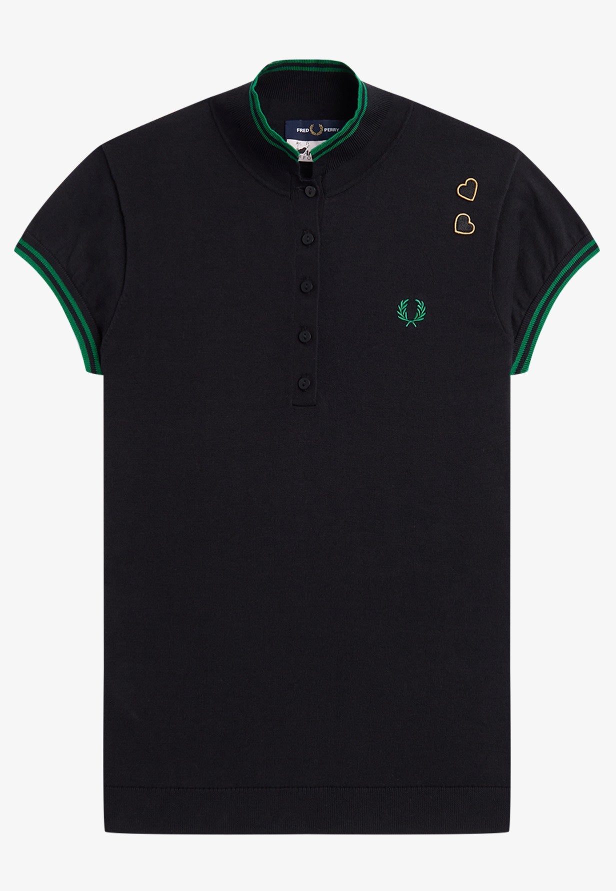 Fred Perry x Amy Winehouse - Knitted Black - Polo Get Authentic Cheap Pice