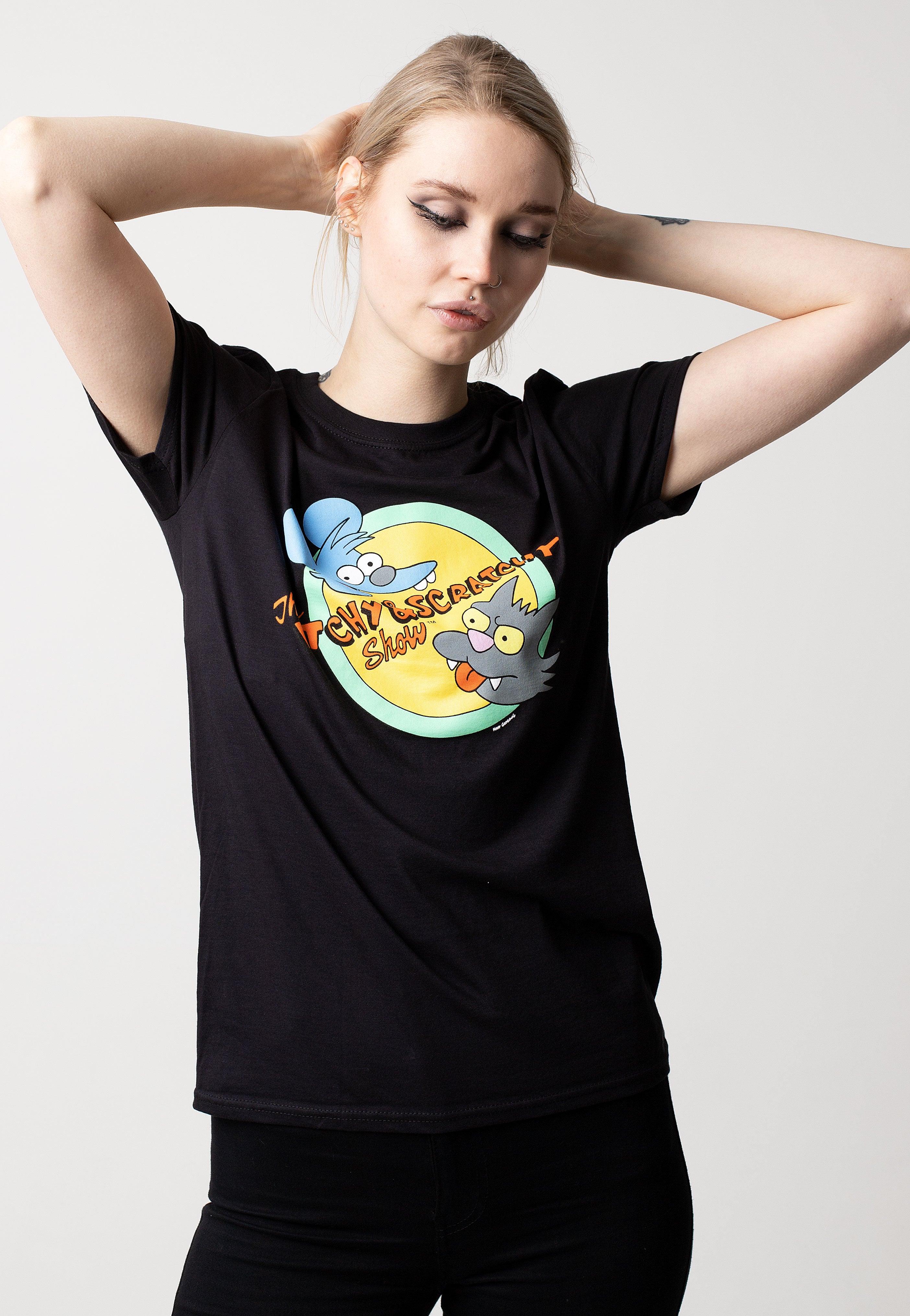 The Simpsons - Itchy And Scratchy - T-Shirt Cheap Online Store Manchester