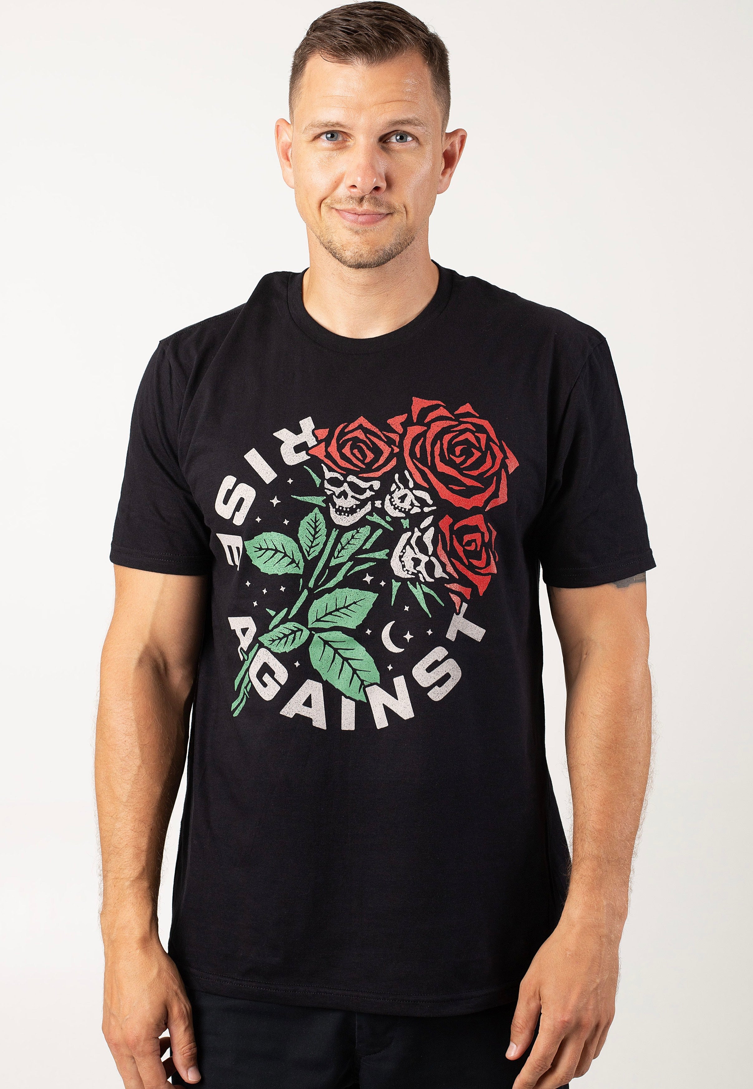 Rise Against - Skull Bouqet - T-Shirt Free Shipping Shop For