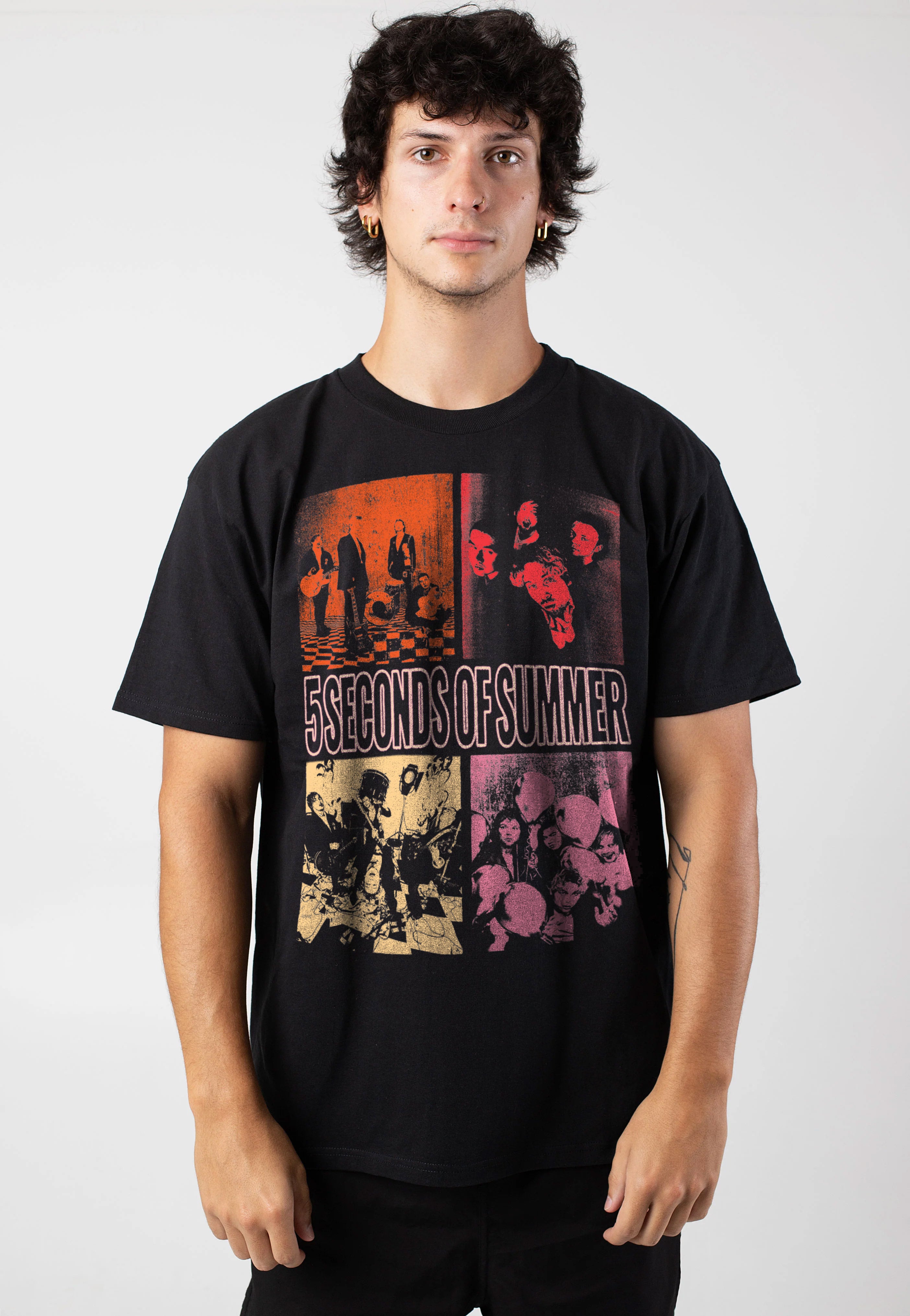 5 Seconds Of Summer - Colour 4 Square - T-Shirt Outlet Sast