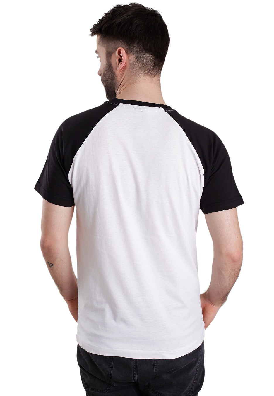 Urban Classics - Raglan Contrast White/Black - T-Shirt Free Shipping For Sale