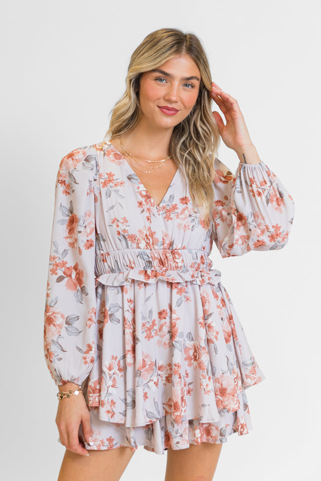 Small Town Feel Multi Printed Romper Clearance Classic