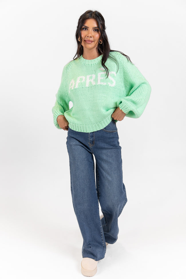 Apres Party Green Sweater SALE Hot Sale Online