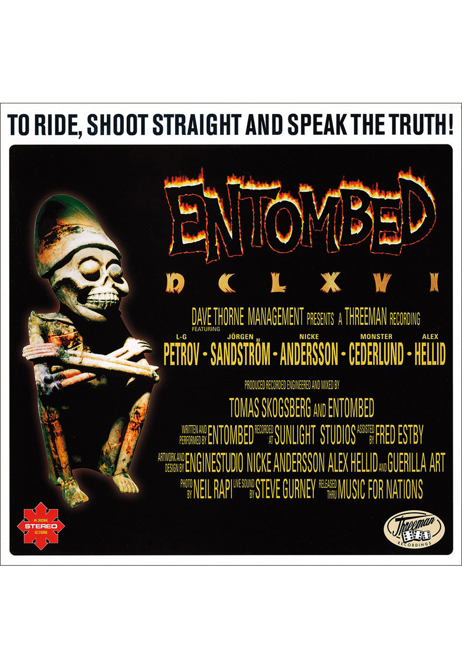 Entombed - Dclxvi To Ride  Shoot Straight And Speak The Truth Red - Colored Vinyl Reliable Online