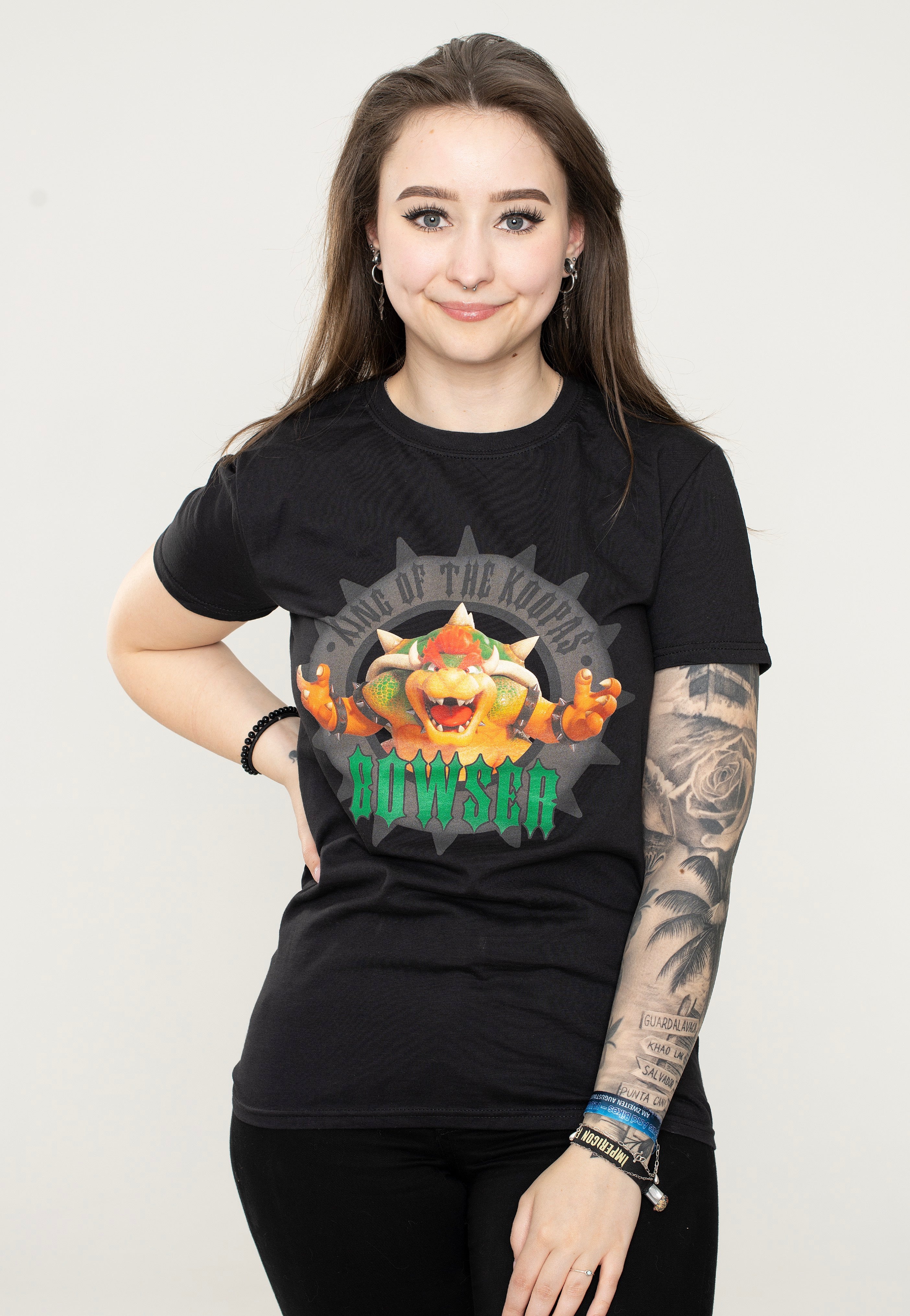 Super Mario - Bowser Circle - T-Shirt Best Pices