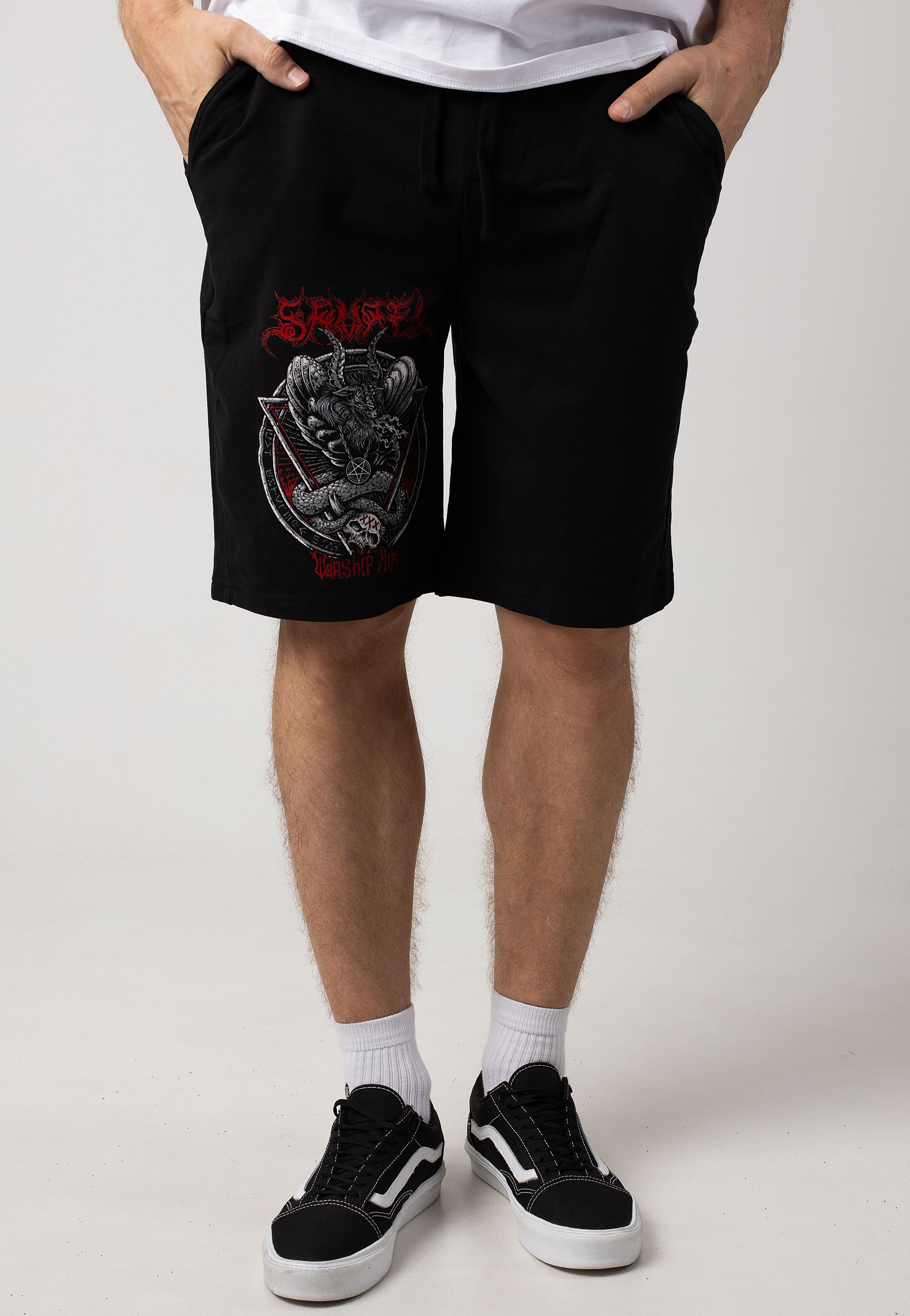 Samael - Worship Him - Shorts Sale High Quality