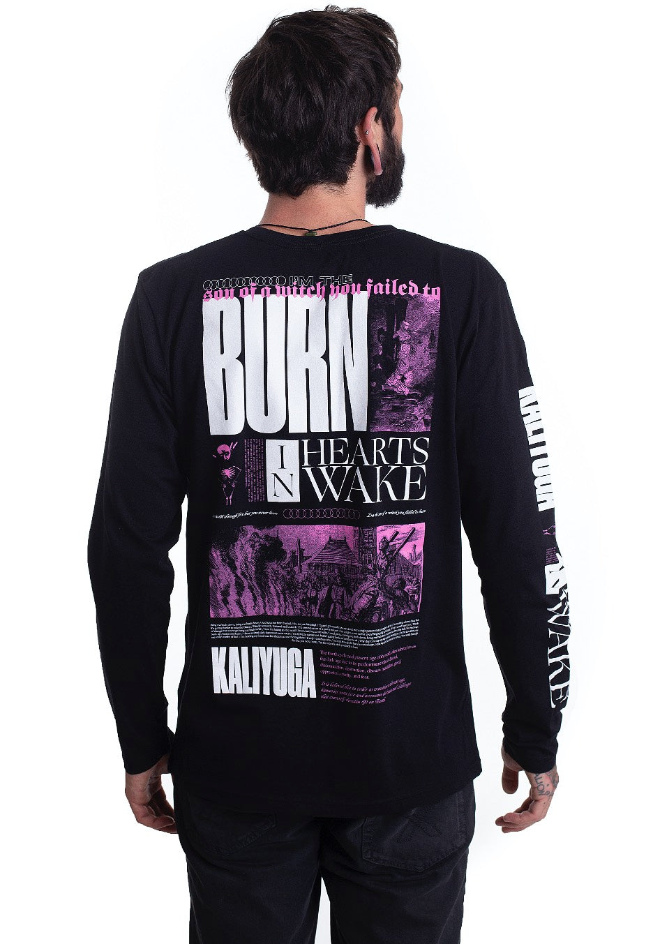 In Hearts Wake - Burn - Longsleeve Manchester For Sale