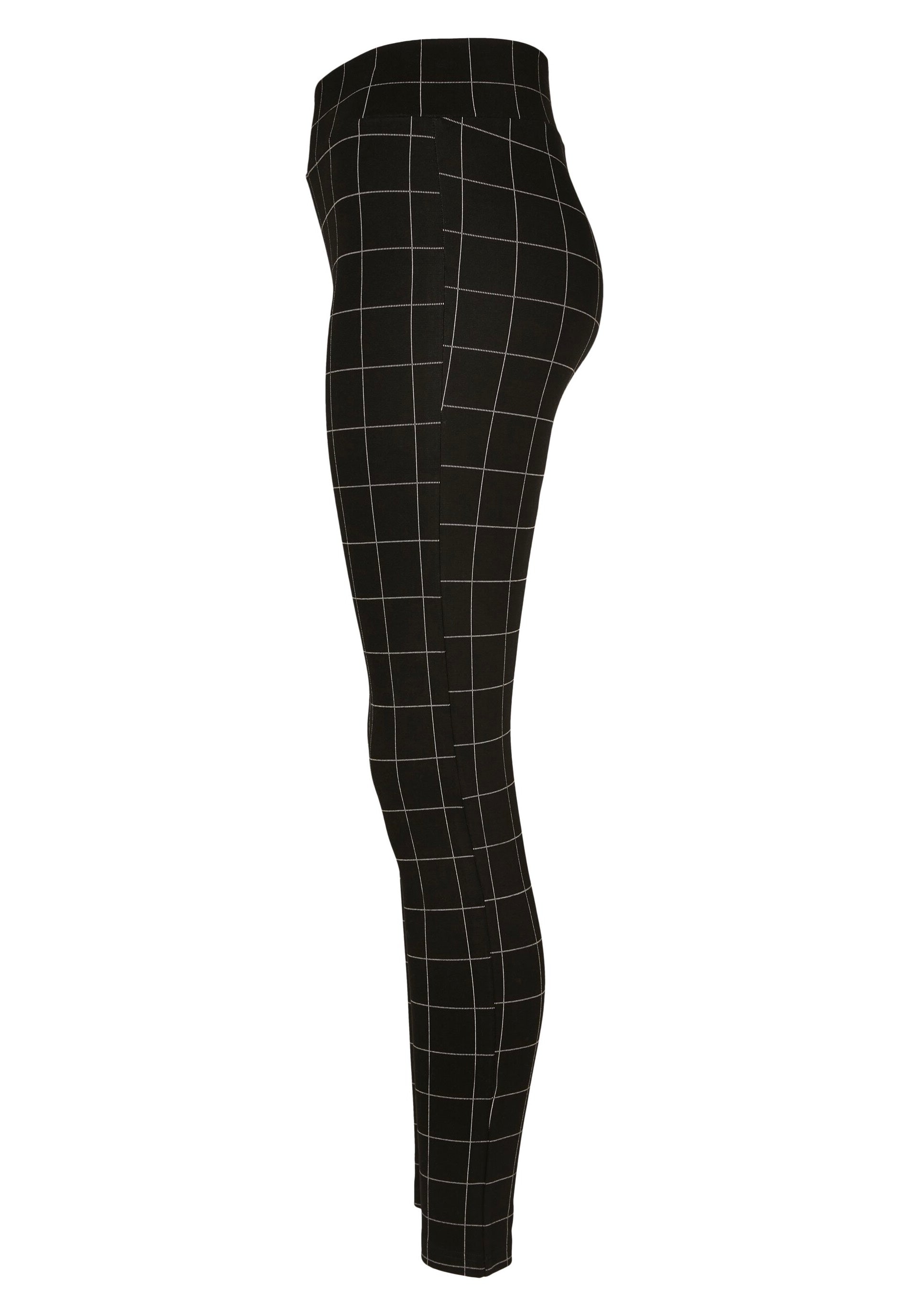 Urban Classics - Check High Waist Black/White - Leggings Outlet Clearance