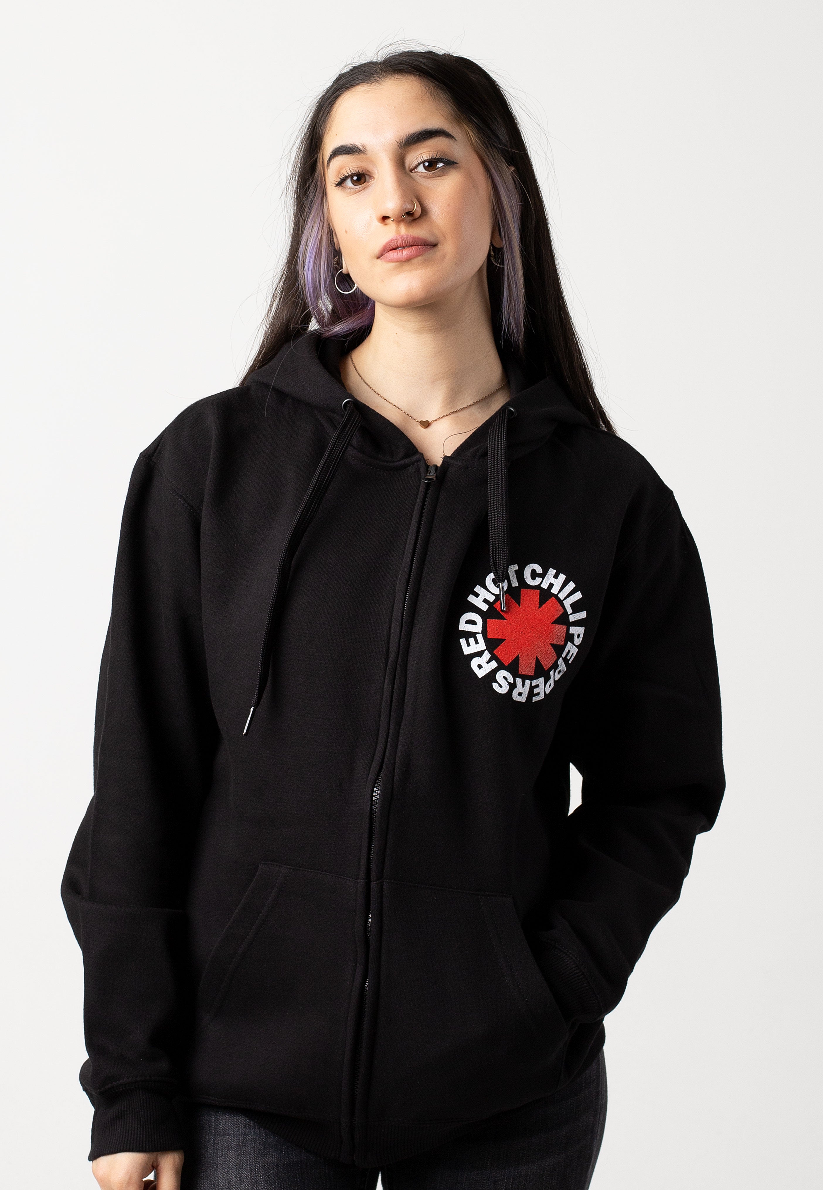 Red Hot Chili Peppers - Red Asterisk - Zipper Free Shipping Marketable