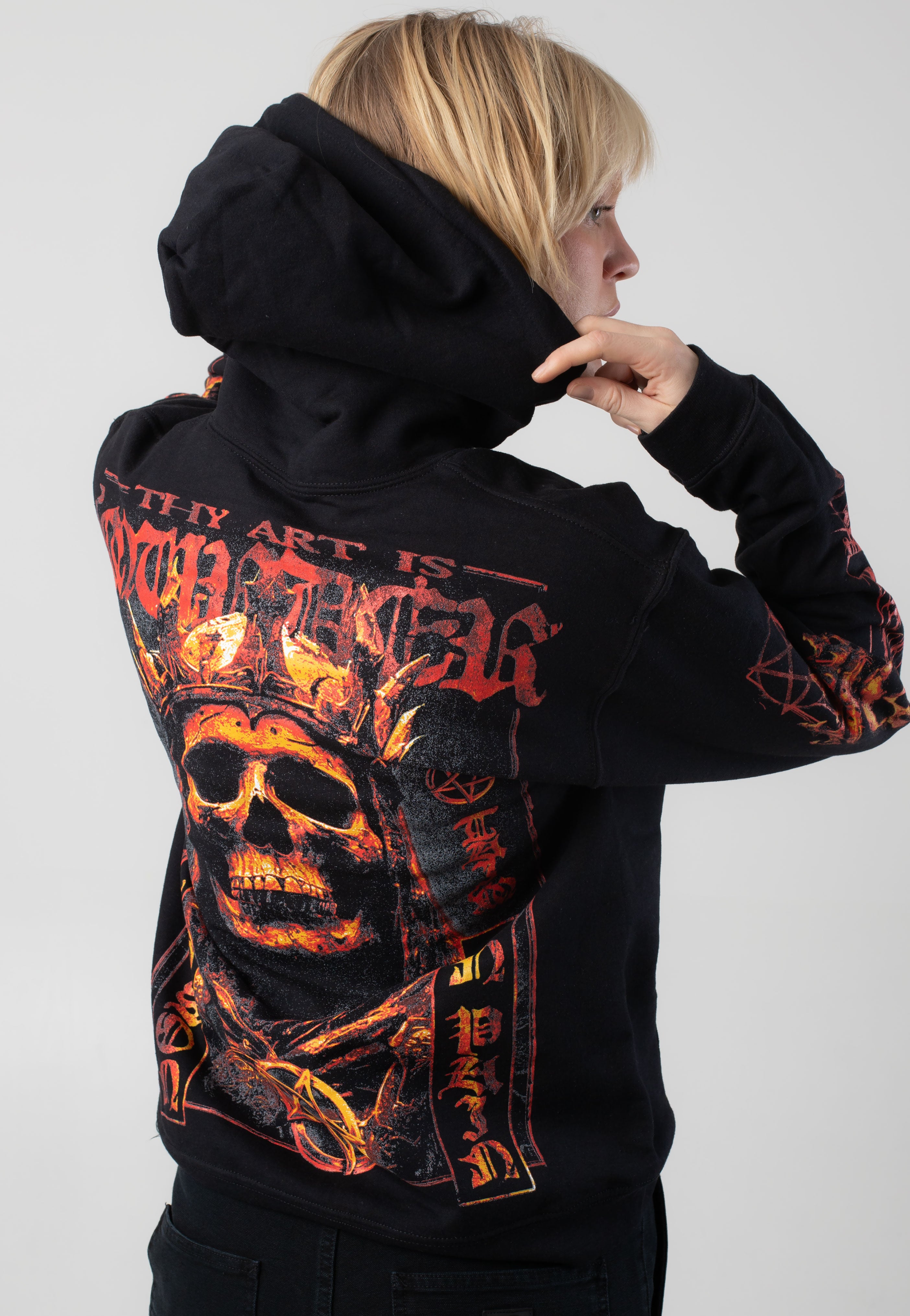 Thy Art Is Murder - Skull King - Hoodie Outlet Excellent