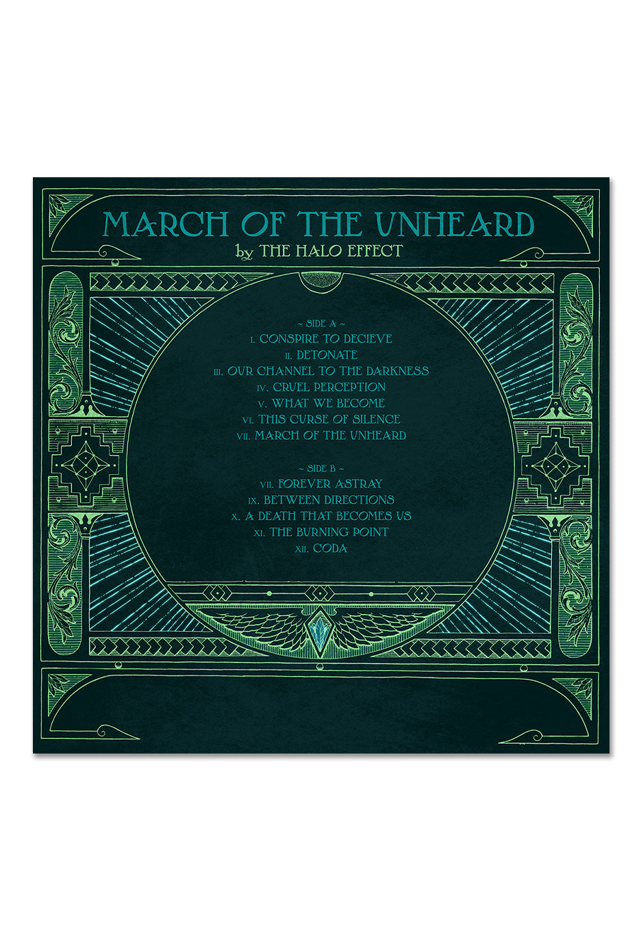 The Halo Effect -  March Of The Unheard Curacao w Ocean Blue/White Splatter - Colored Vinyl Cheap Eastbay