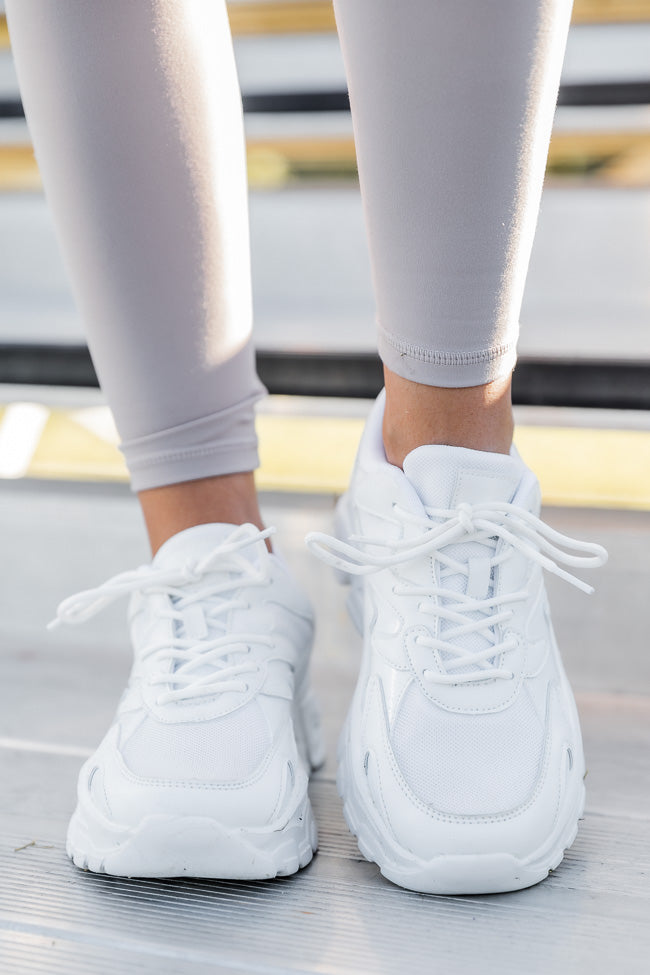 Tessa White Chunky Sneakers FINAL SALE Cheap Sale Comfortable