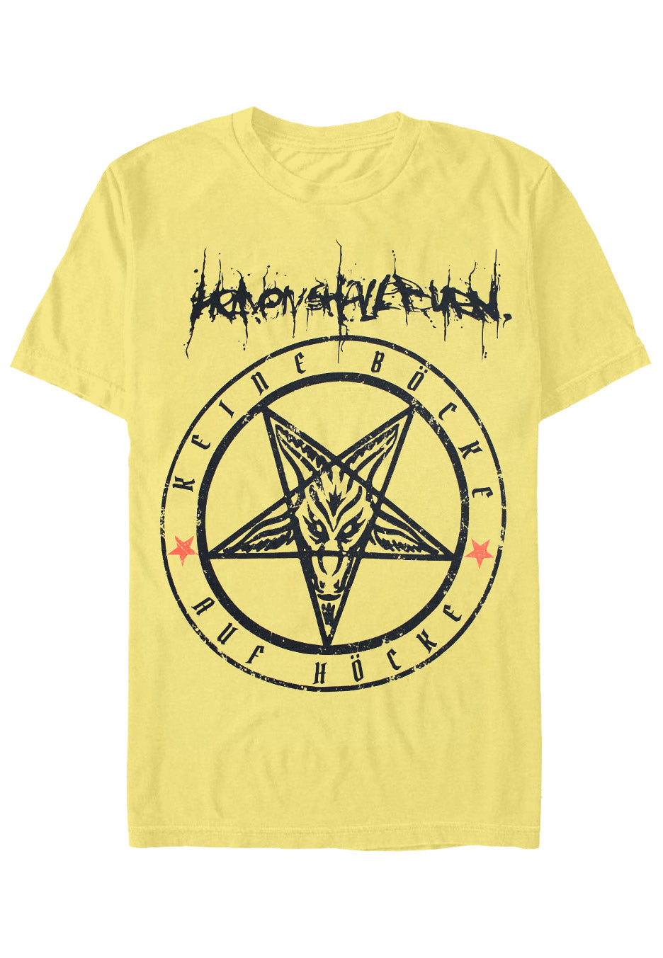 Heaven Shall Burn - Keine Bcke Yellow - T-Shirt Outlet Extremely