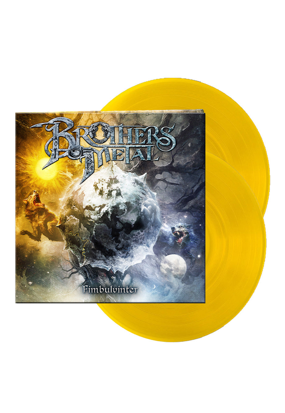 Brothers Of Metal - Fimbulvinter Ltd. Sunyellow Transparent - Colored 2 Vinyl Wholesale Pice Cheap Online