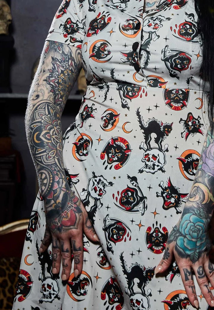 Sourpuss Clothing - Friday The 13Th Rosie White - Dress Recommend Cheap Online